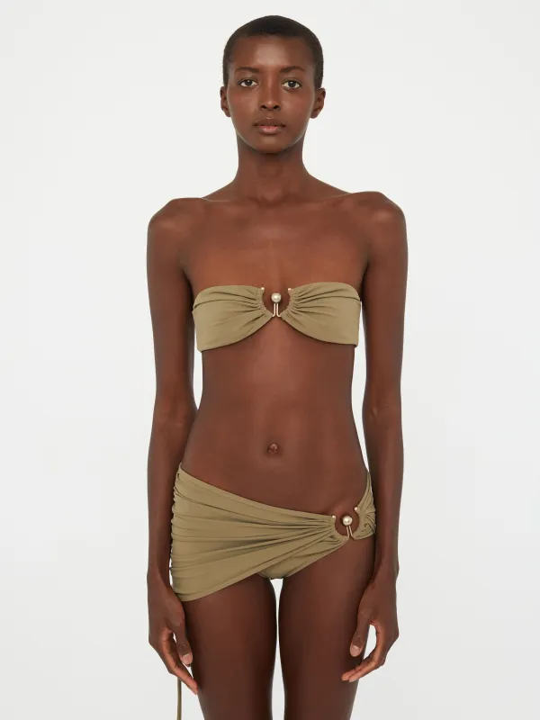 Ruched Prong Bandeau sold by Christopher Esber