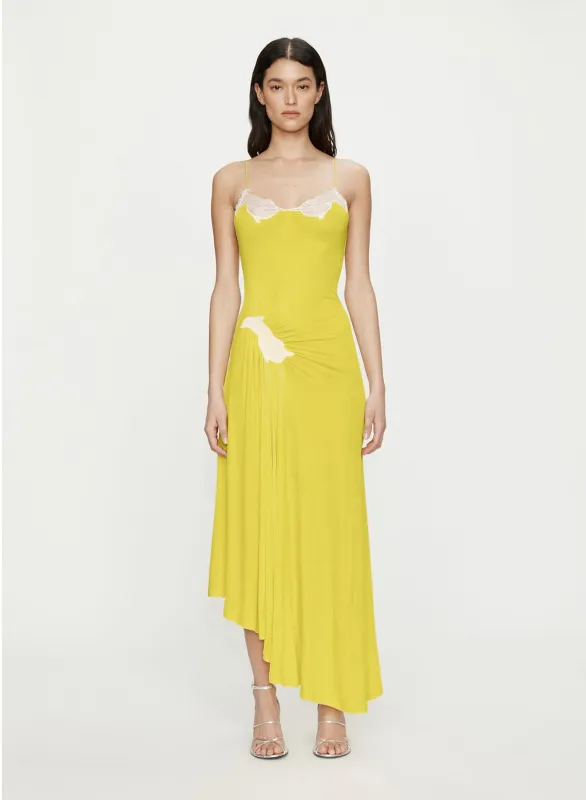 Delphin Lace Rib Cami Dress made by Christopher Esber