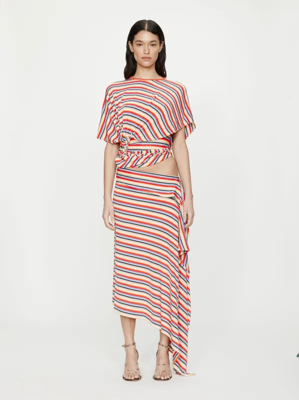 Calypso Coiled Jersey Tee made by Christopher Esber