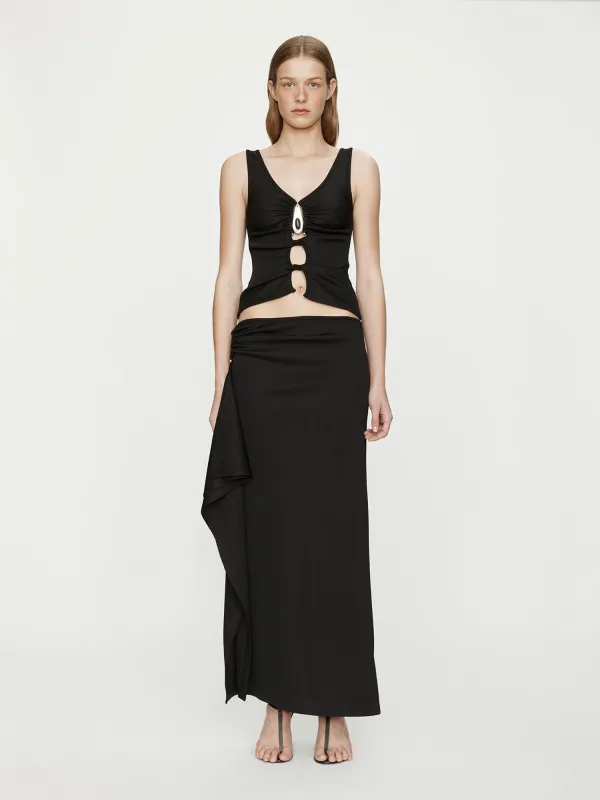 Crystal Pendant Cascade Skirt sold by Christopher Esber