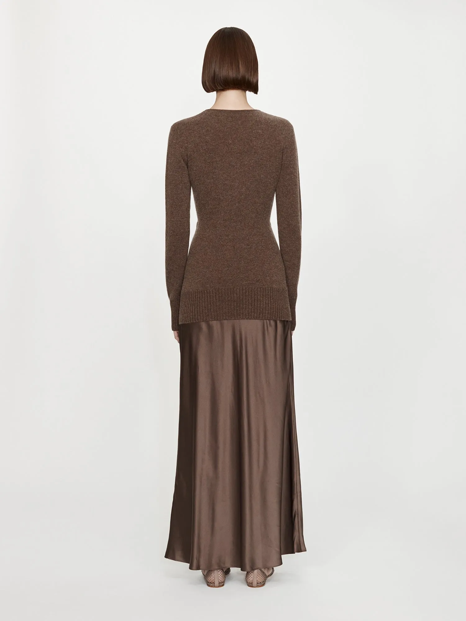 Orbit Ruched Monument Long Sleeve Dress sold by Christopher Esber product image thumbnail 5