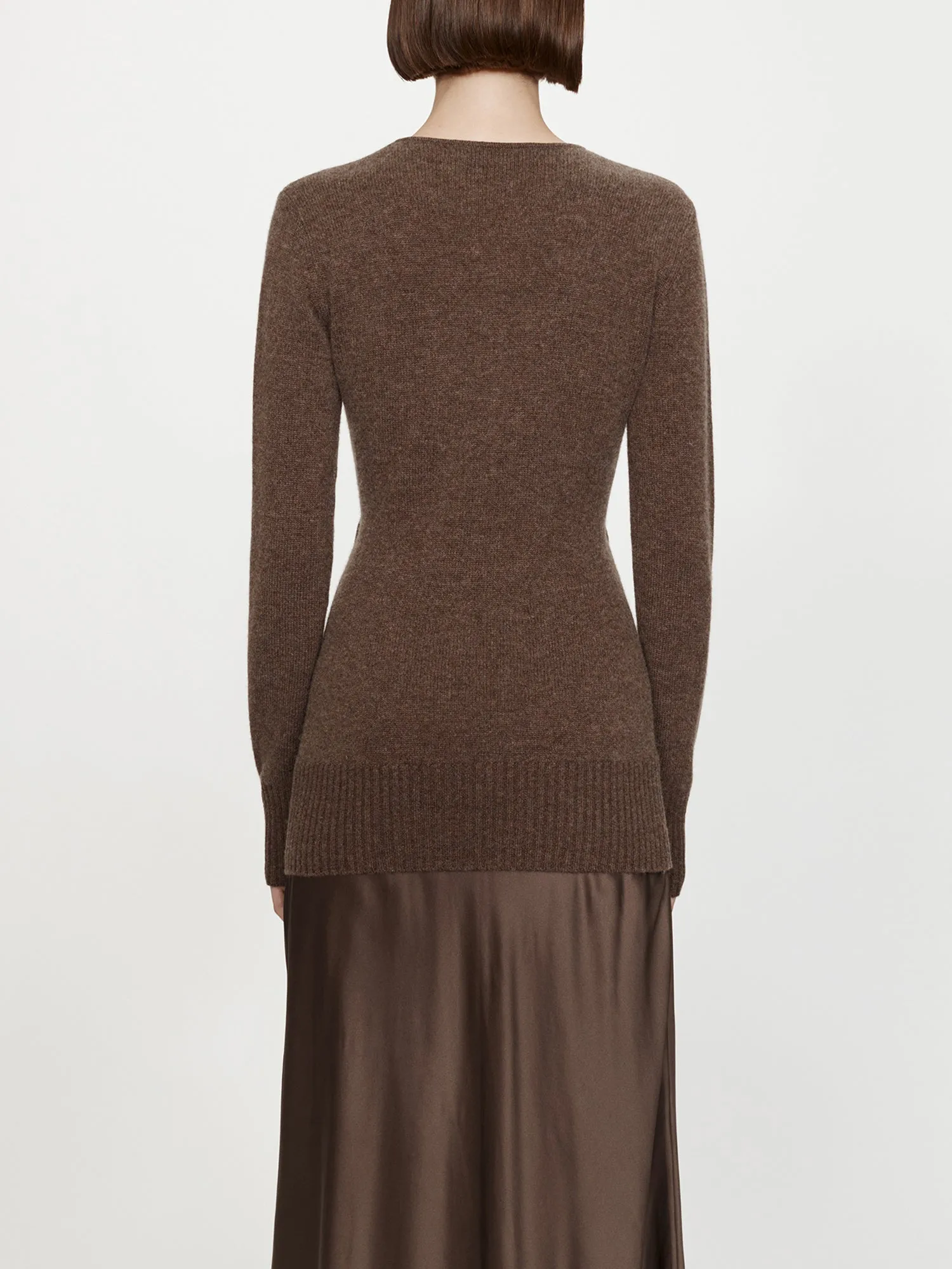Orbit Ruched Monument Long Sleeve Dress sold by Christopher Esber product image thumbnail 4
