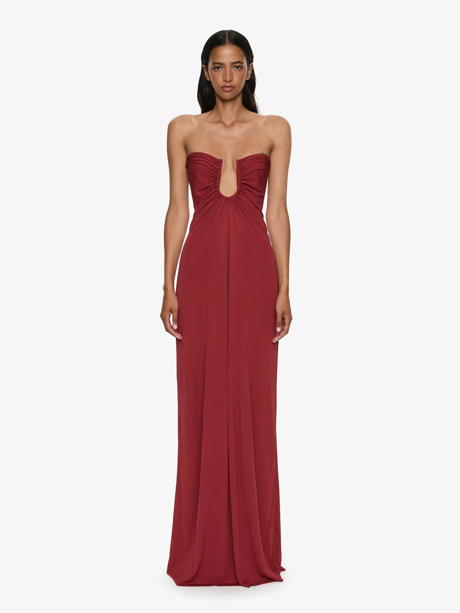 Arced Palm Strapless Dress sold by Christopher Esber
