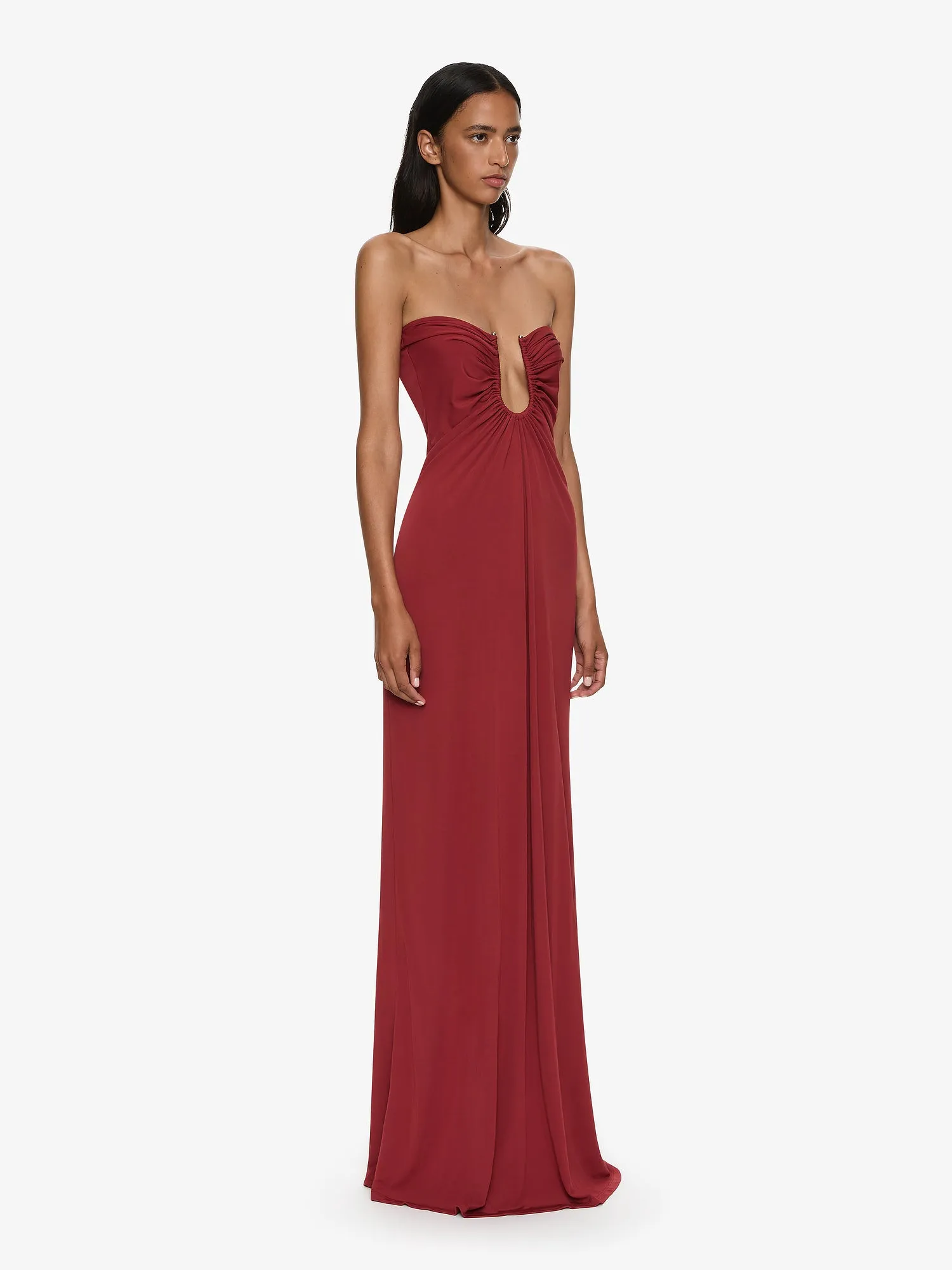 Arced Palm Strapless Dress sold by Christopher Esber product image thumbnail 3