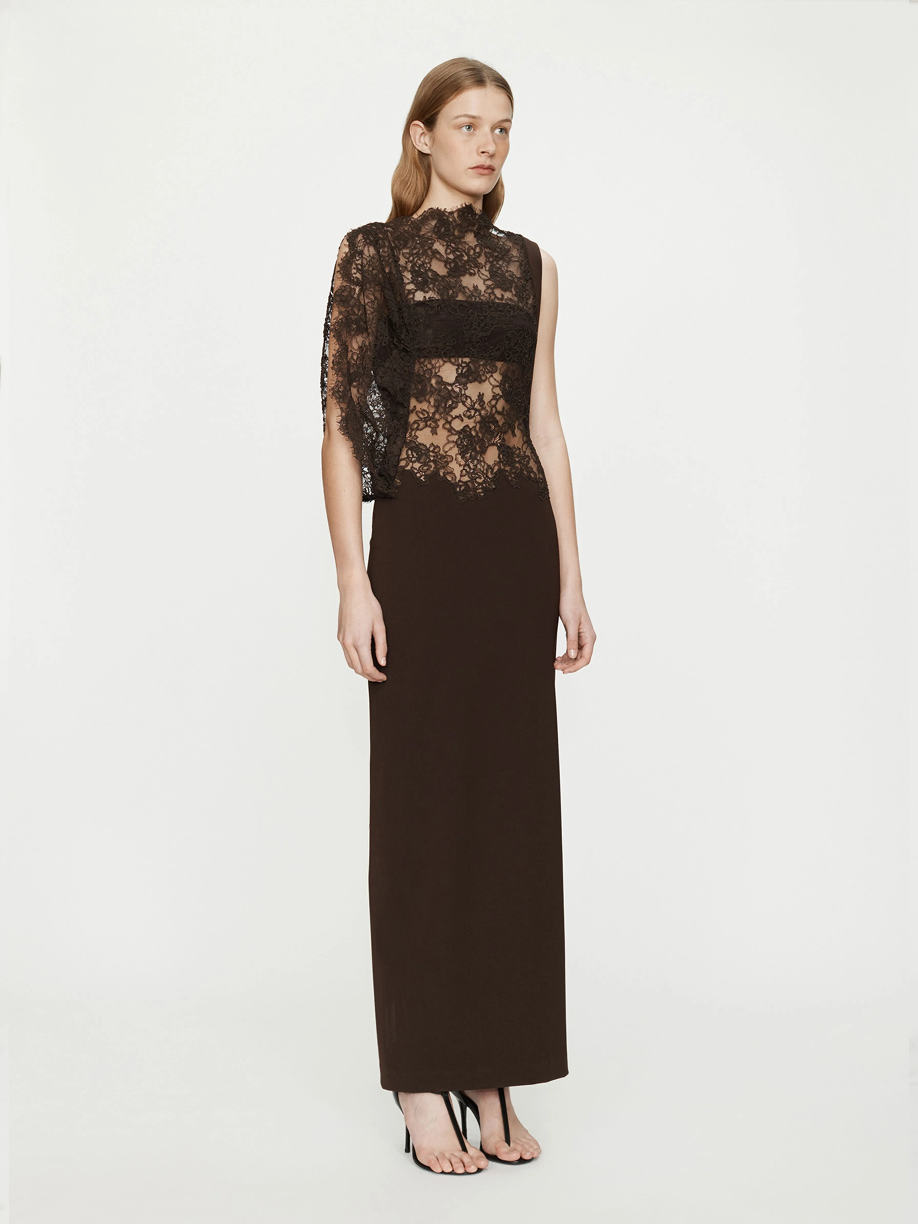 Mahara Floating Lace Column Dress sold by Christopher Esber product image thumbnail 2