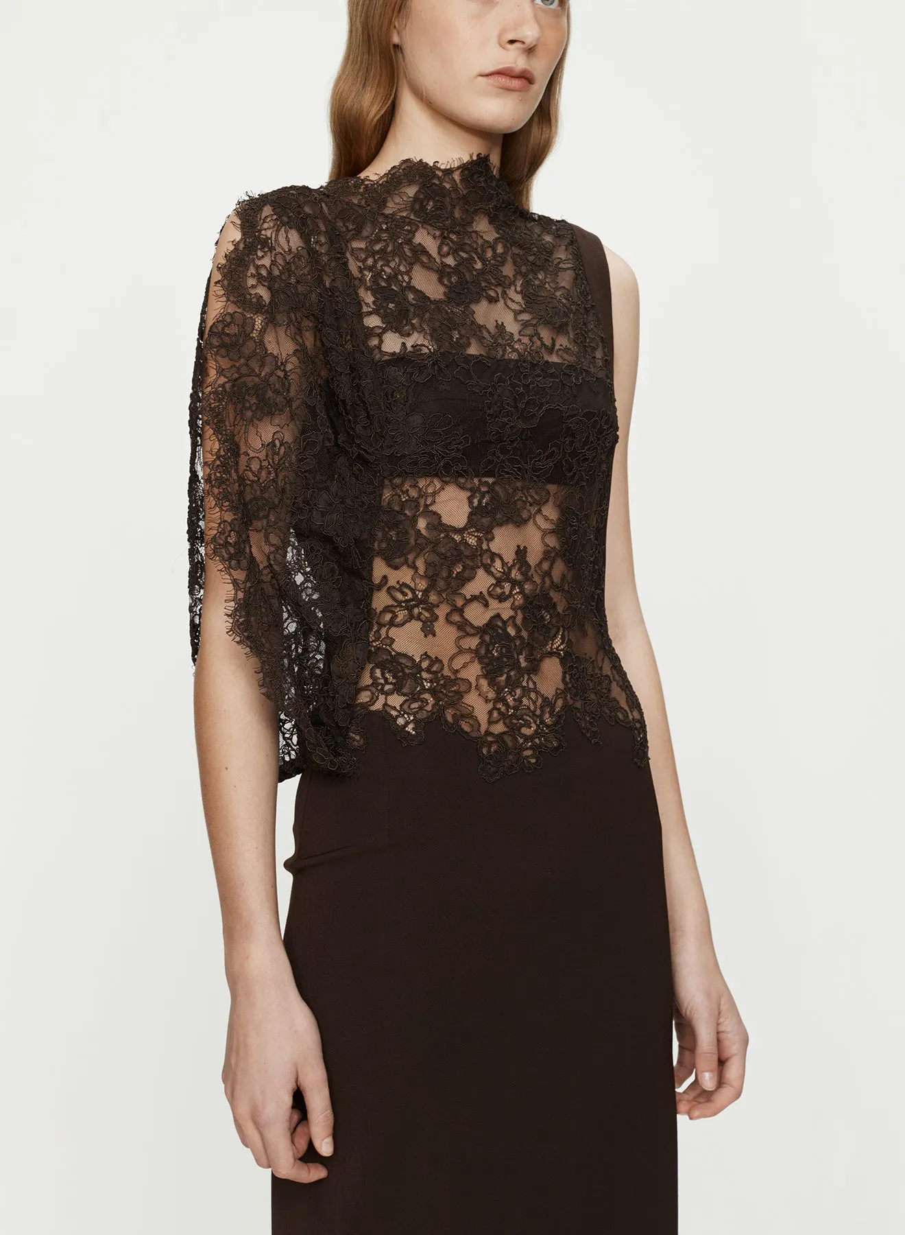 Mahara Floating Lace Column Dress sold by Christopher Esber product image thumbnail 3
