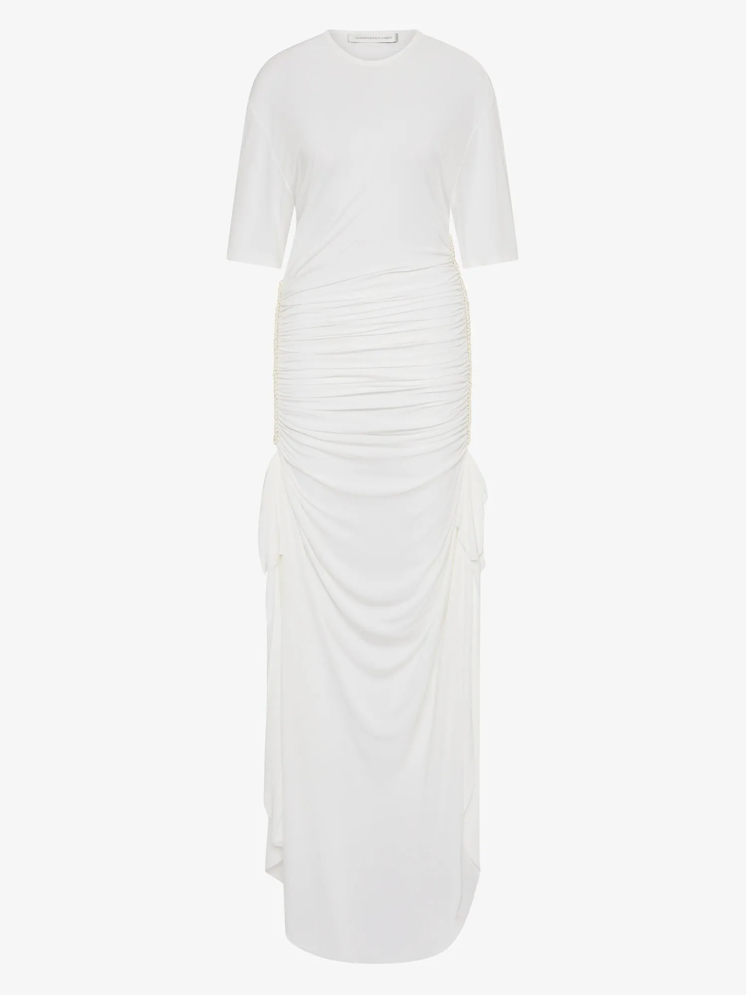 Shibari Jersey Ruche Tee Dress sold by Christopher Esber product image thumbnail 5