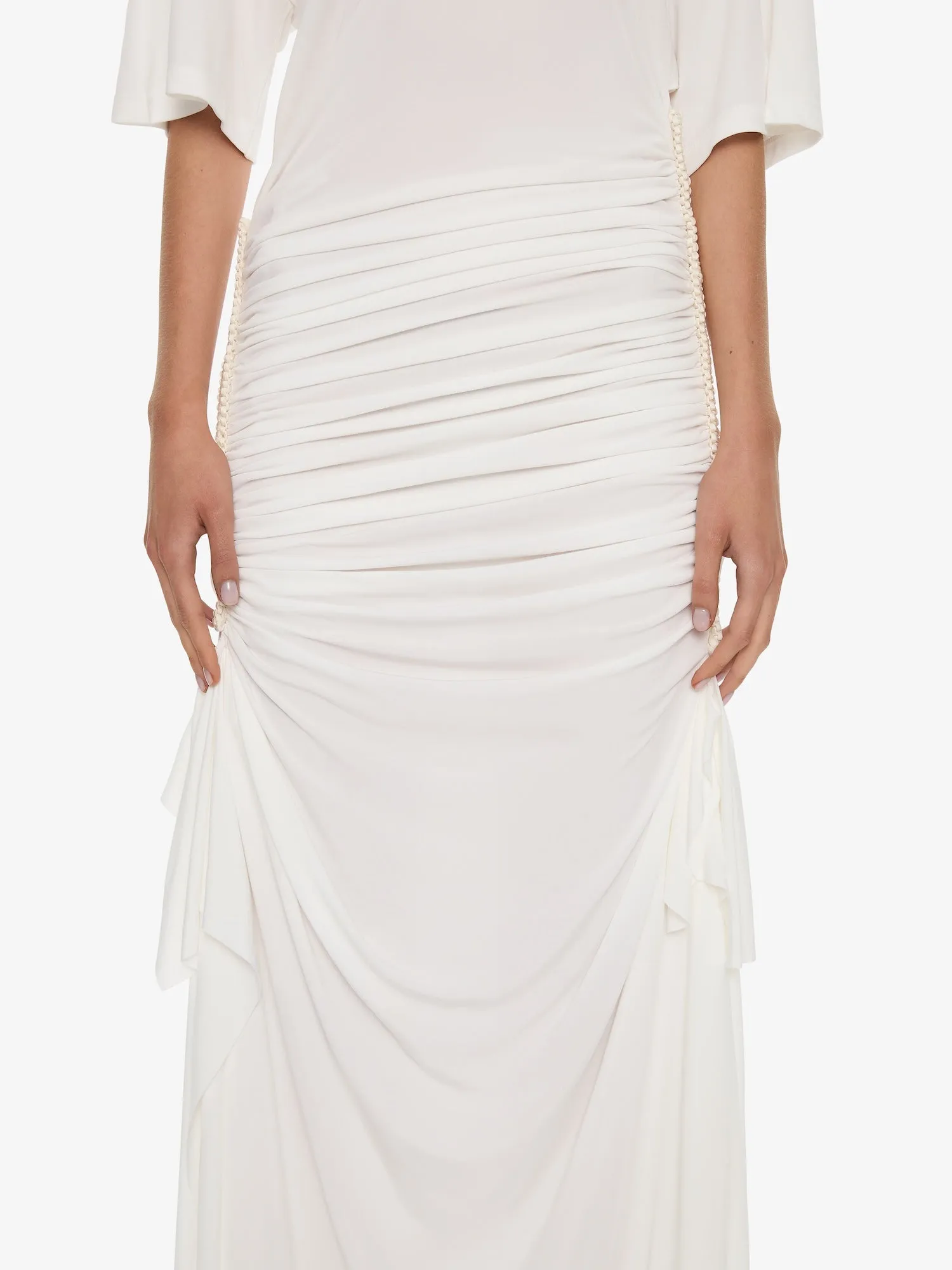 Shibari Jersey Ruche Tee Dress sold by Christopher Esber product image thumbnail 2