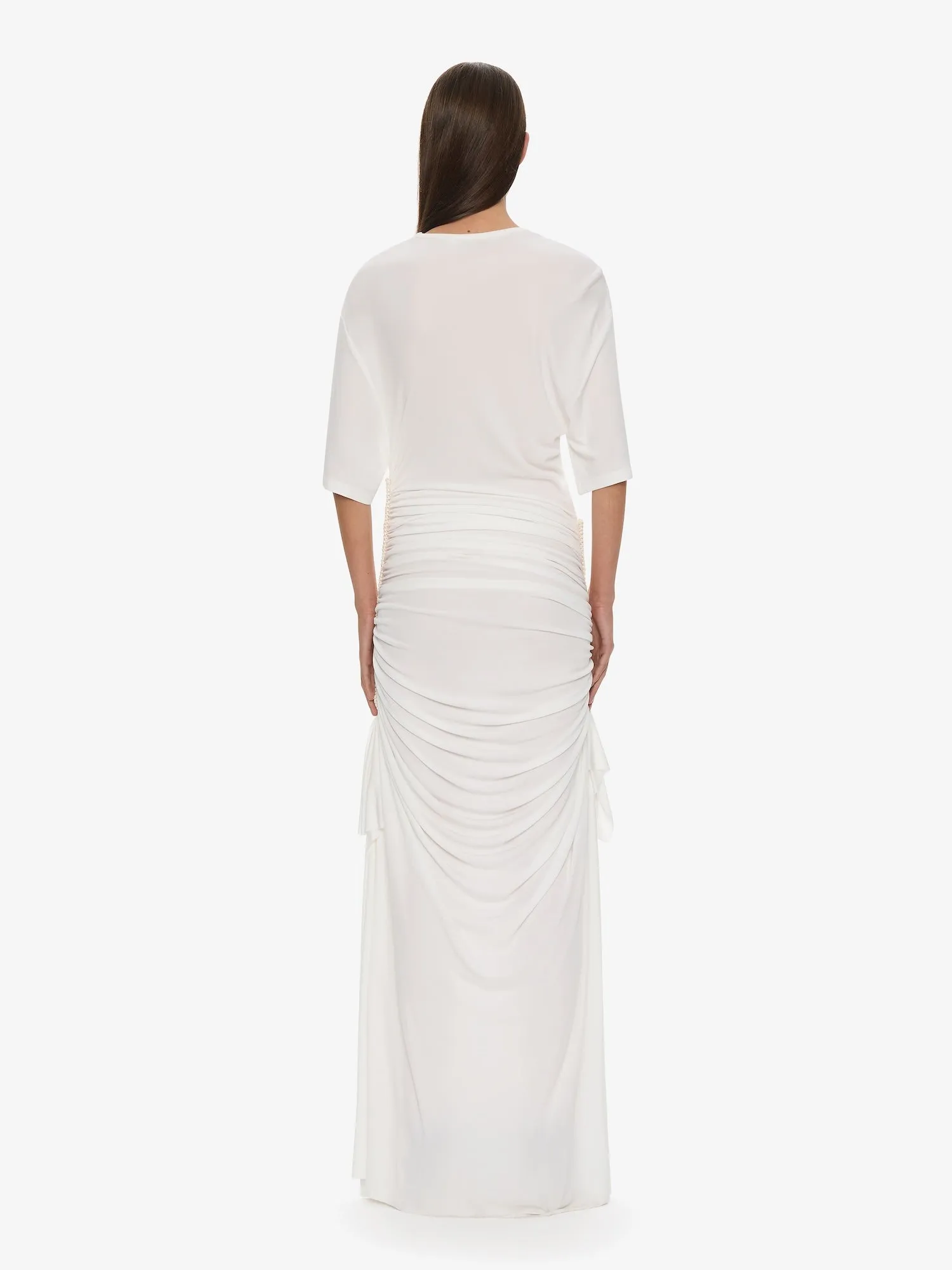 Shibari Jersey Ruche Tee Dress sold by Christopher Esber product image thumbnail 4