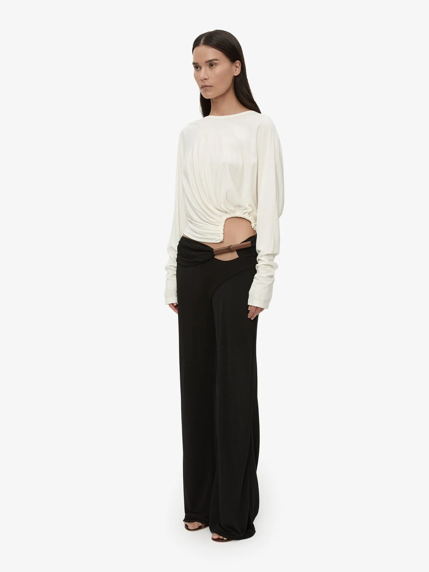 Manto Long Sleeve Jersey Top sold by Christopher Esber product image thumbnail 3