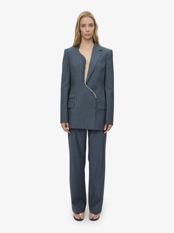 Torrent Pinstripe Blazer made by Christopher Esber