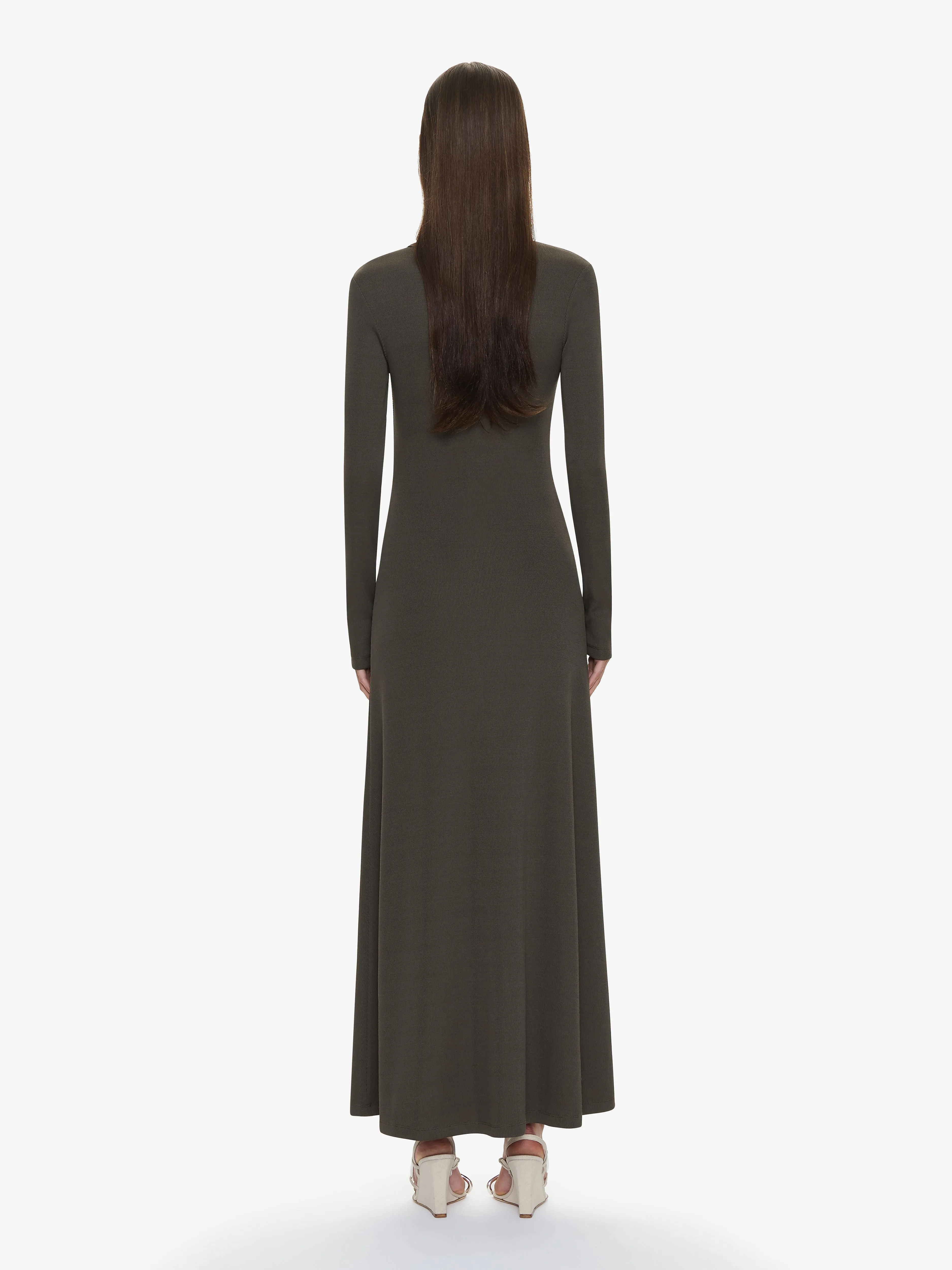 Droplet Crystal Loophole Long Sleeve Dress sold by Christopher Esber product image thumbnail 4