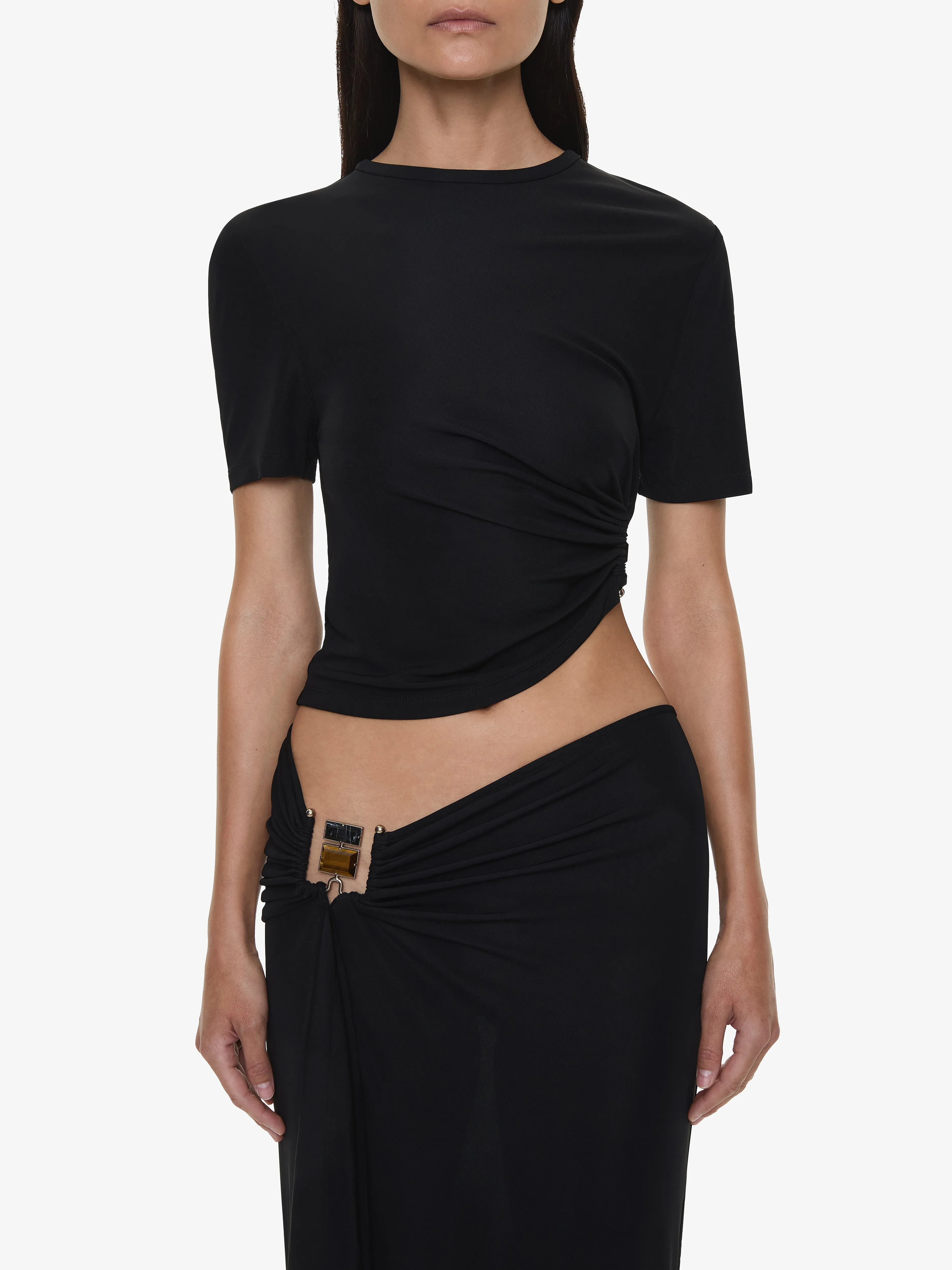 Bezel Quartz Ruched Tee sold by Christopher Esber product image thumbnail 4