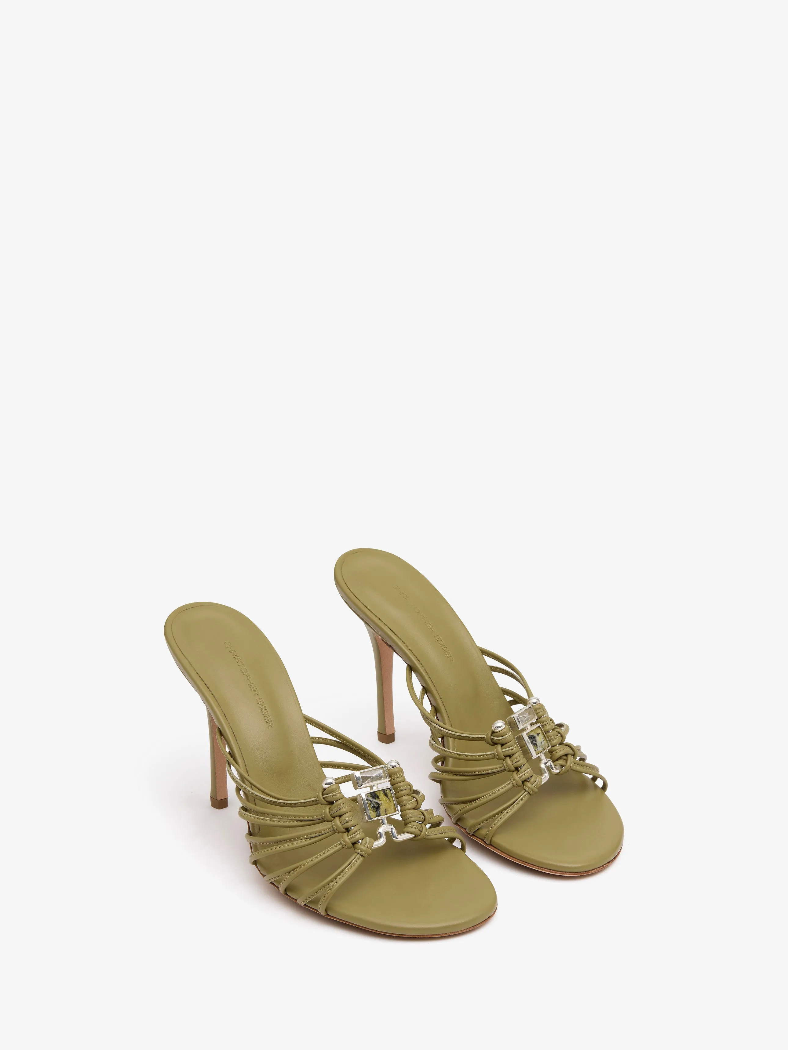 Bezel Quartz Caged Heel sold by Christopher Esber product image thumbnail 2