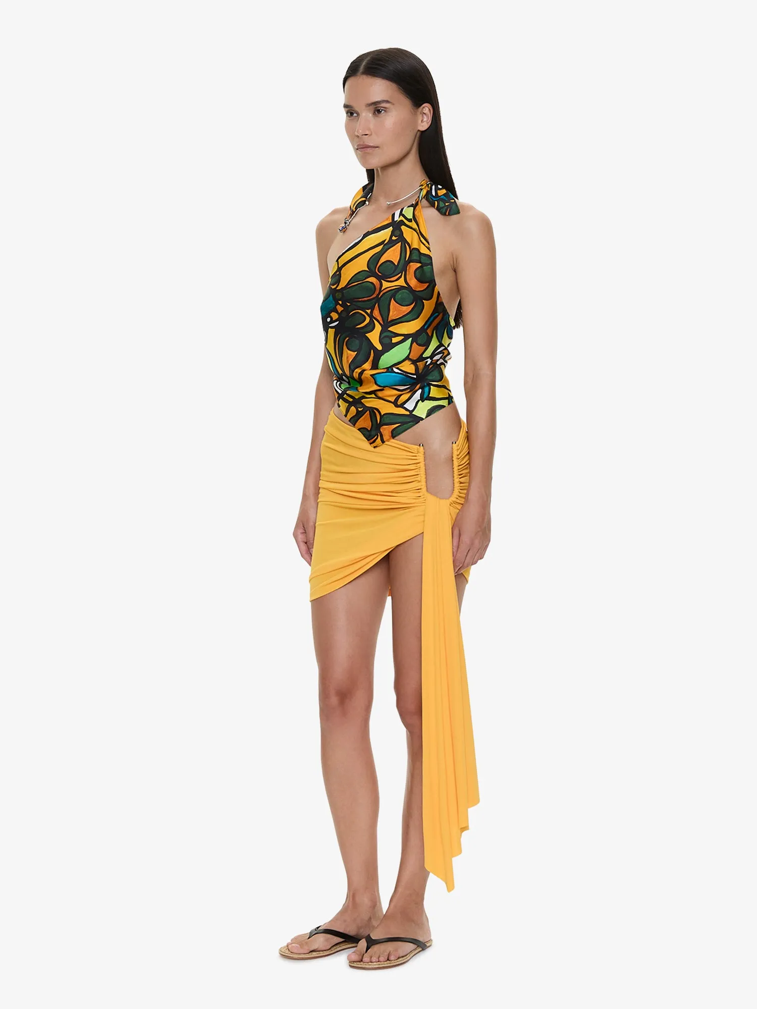 Tropic Nouveau Scarf Tie Top sold by Christopher Esber product image thumbnail 2