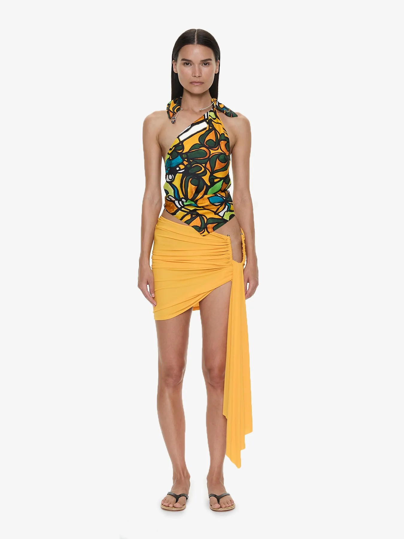 Tropic Nouveau Scarf Tie Top sold by Christopher Esber product image thumbnail 3