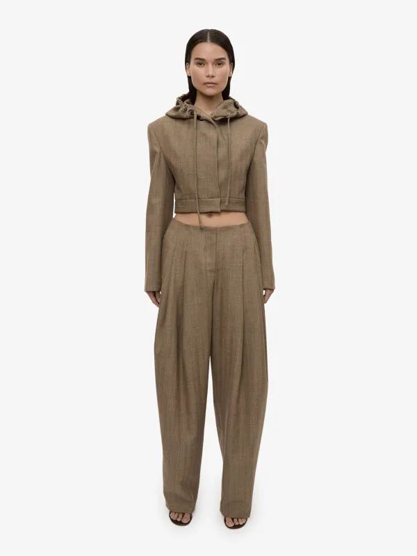 Plinth Herringbone Trouser made by Christopher Esber