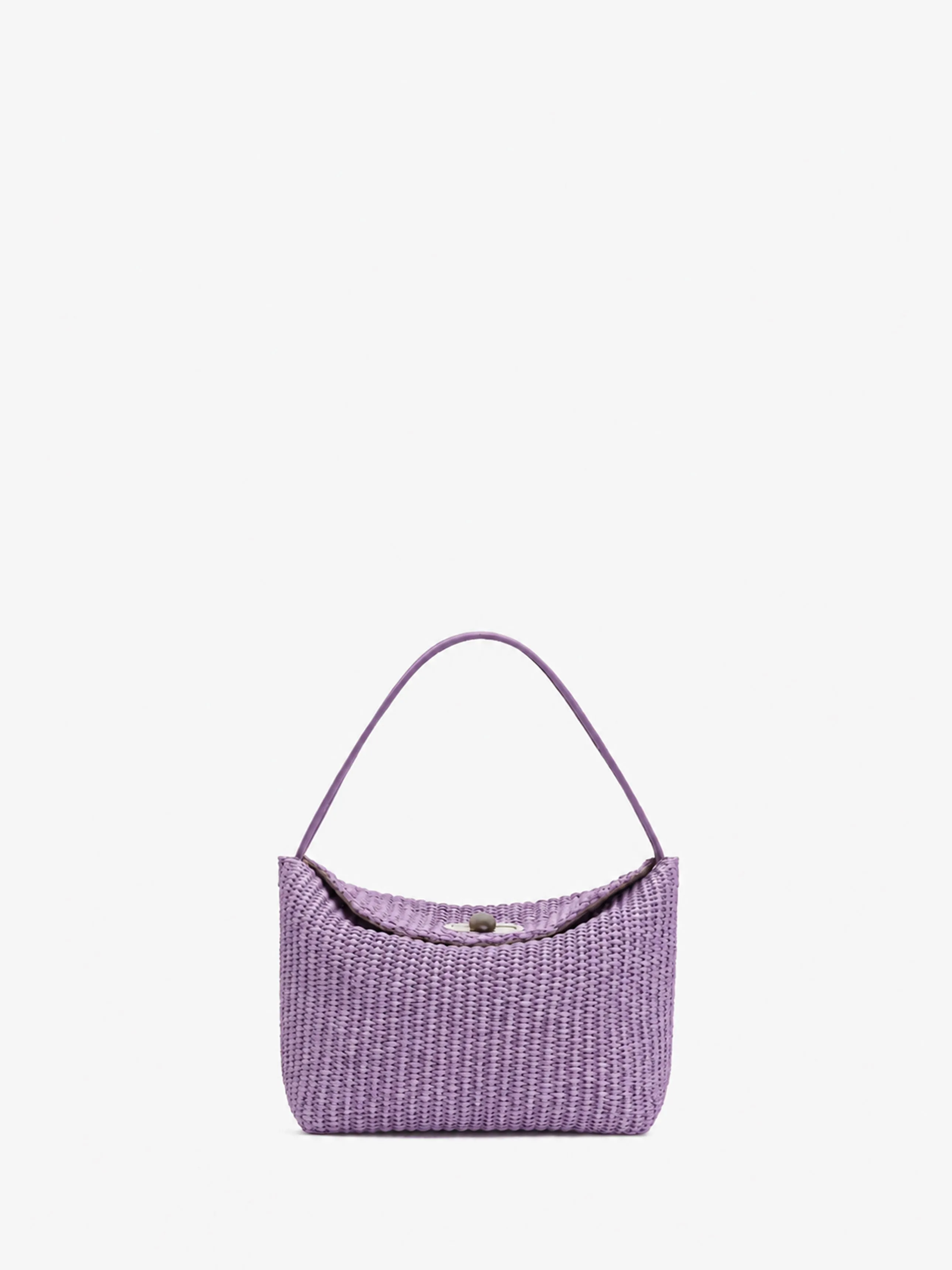Turnlock Raffia Mini Bag sold by Christopher Esber