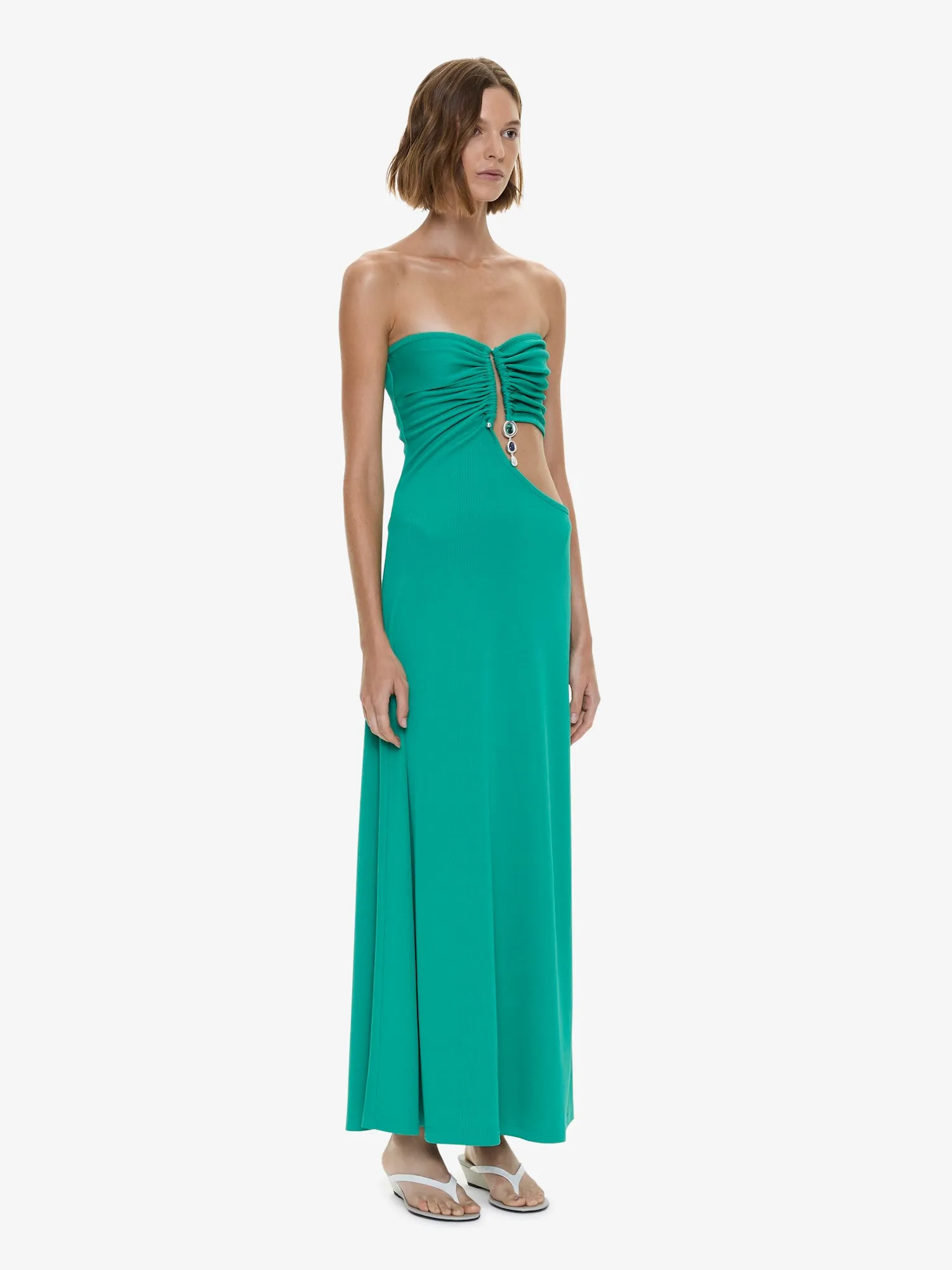 Droplet Crystal Pendant Strapless Dress sold by Christopher Esber product image thumbnail 2