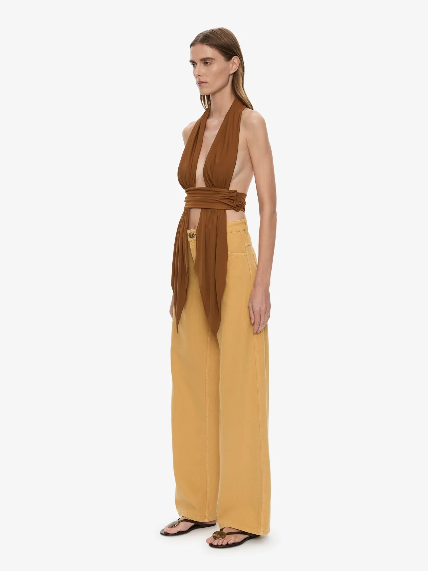 Scarf Draped Halter Top sold by Christopher Esber product image thumbnail 4