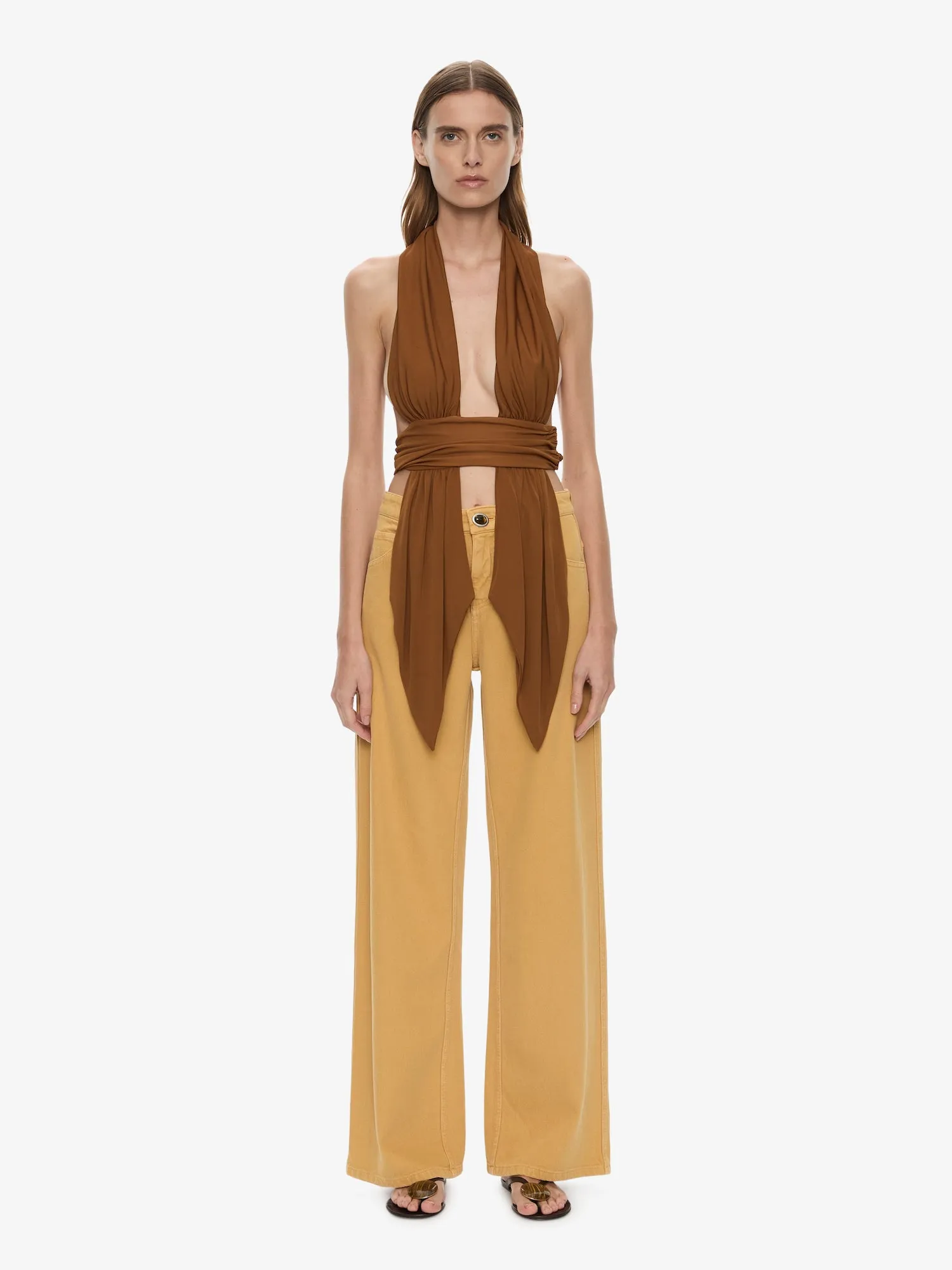 Scarf Draped Halter Top sold by Christopher Esber product image thumbnail 2