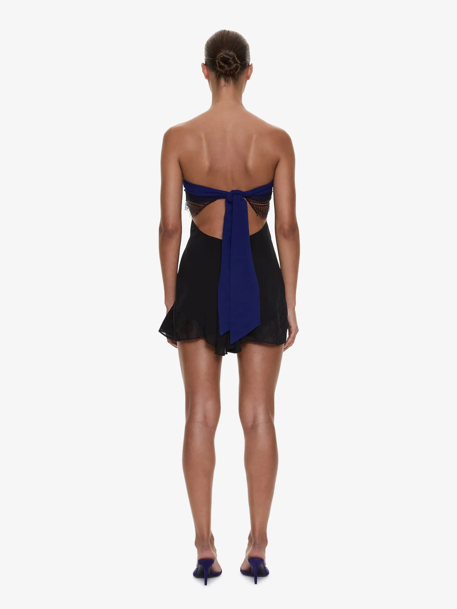 Aira Strapless Lace Mini Dress sold by Christopher Esber product image thumbnail 4