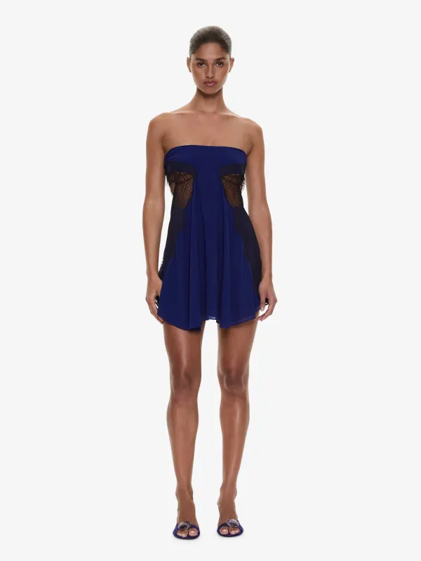 Aira Strapless Lace Mini Dress made by Christopher Esber