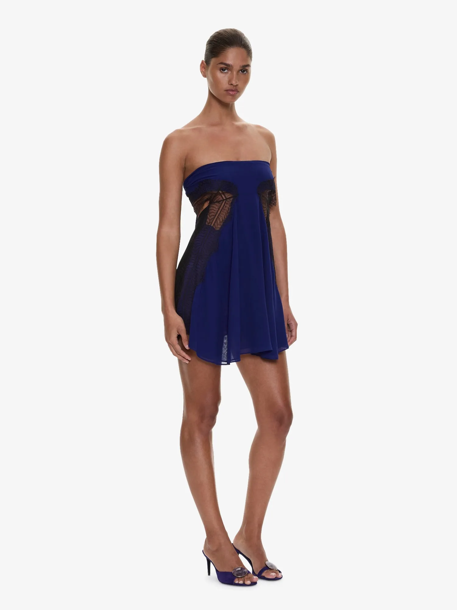 Aira Strapless Lace Mini Dress sold by Christopher Esber product image thumbnail 2