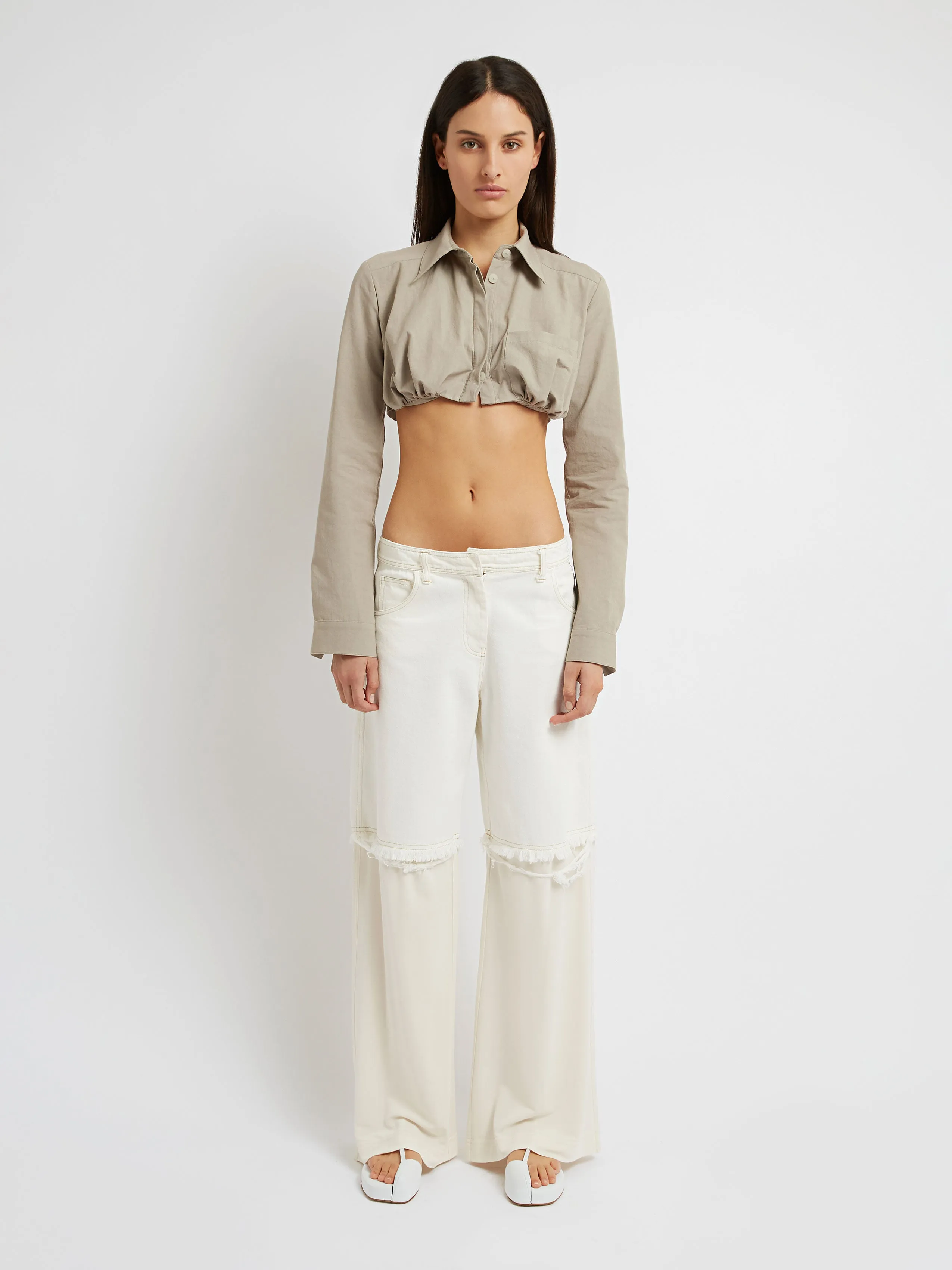 Inbuilt Bra Shirt sold by Christopher Esber