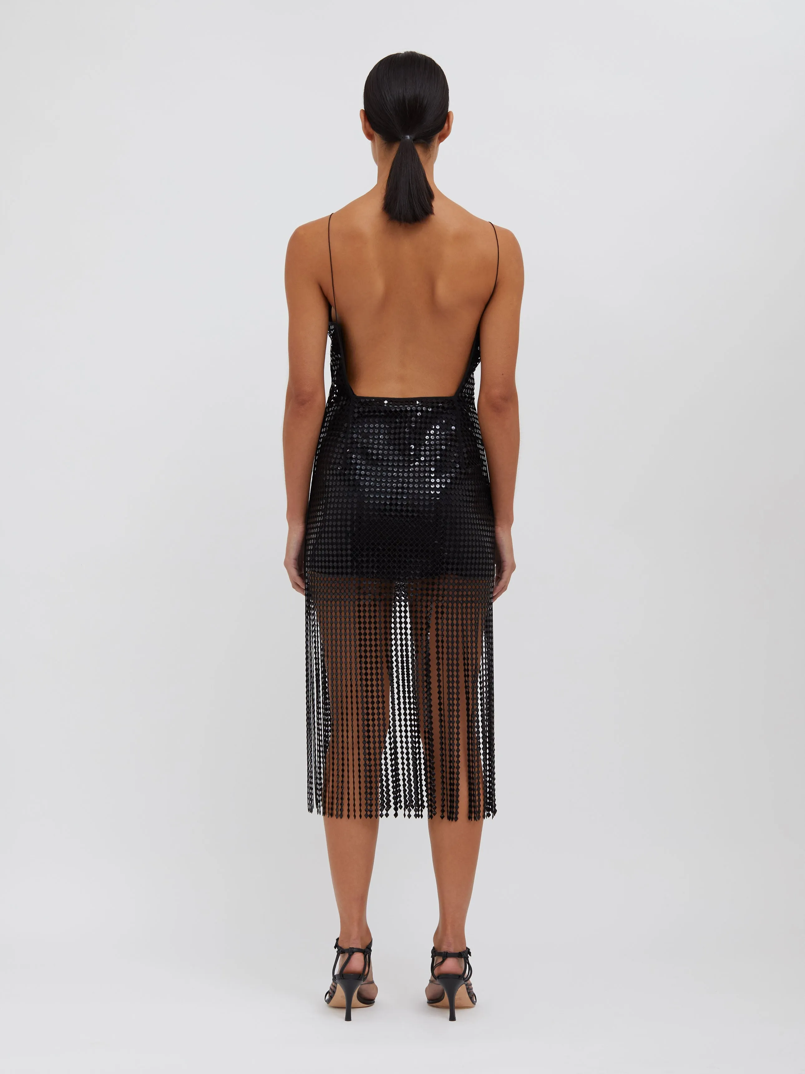 Diamond Tassel One Shoulder Dress sold by Christopher Esber product image thumbnail 3