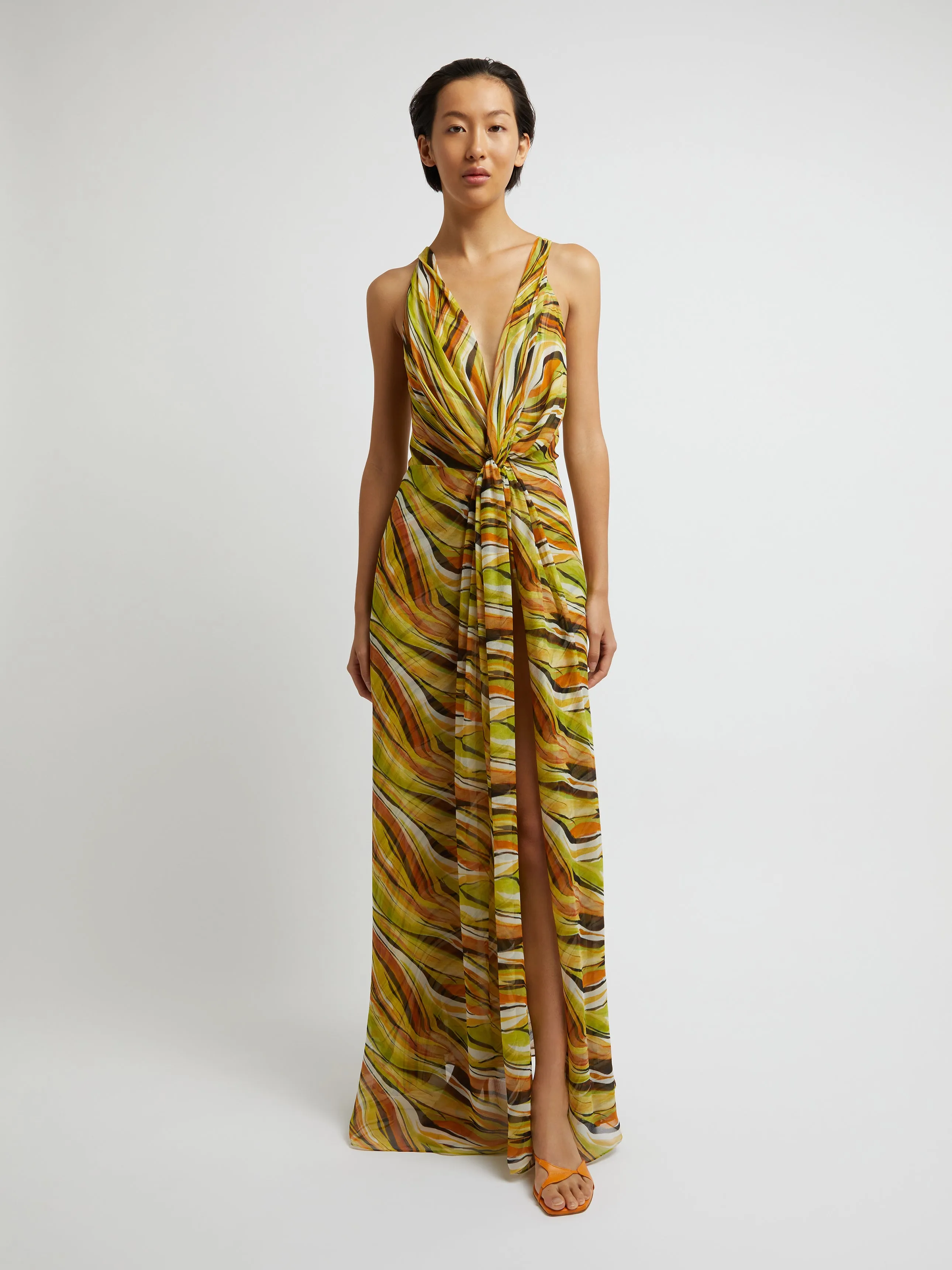 Folia Interlocked Silk Dress sold by Christopher Esber product image thumbnail 5