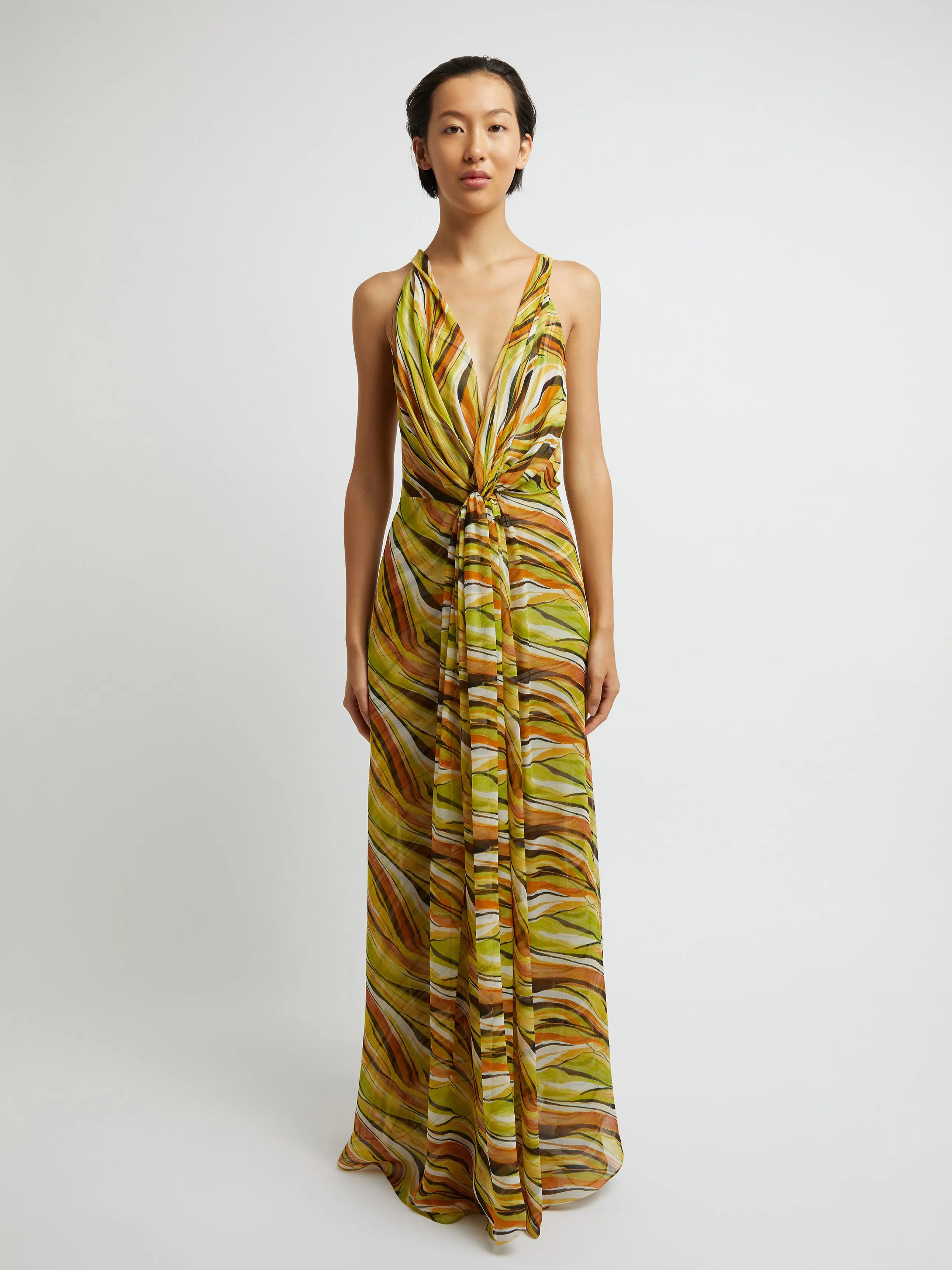 Folia Interlocked Silk Dress sold by Christopher Esber