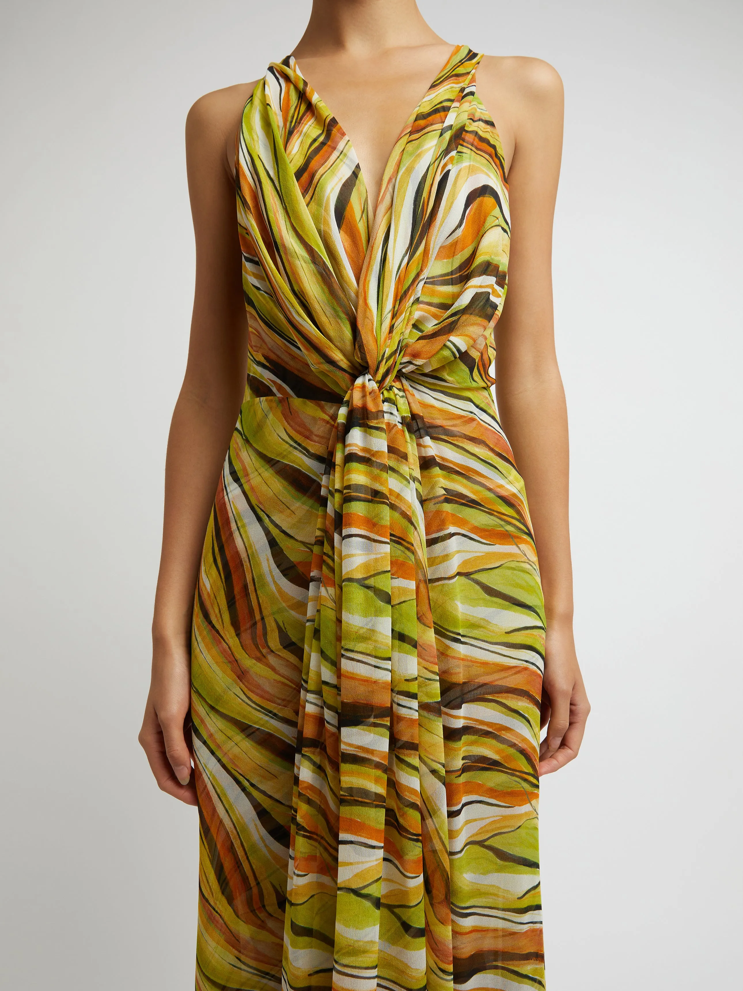 Folia Interlocked Silk Dress sold by Christopher Esber product image thumbnail 2