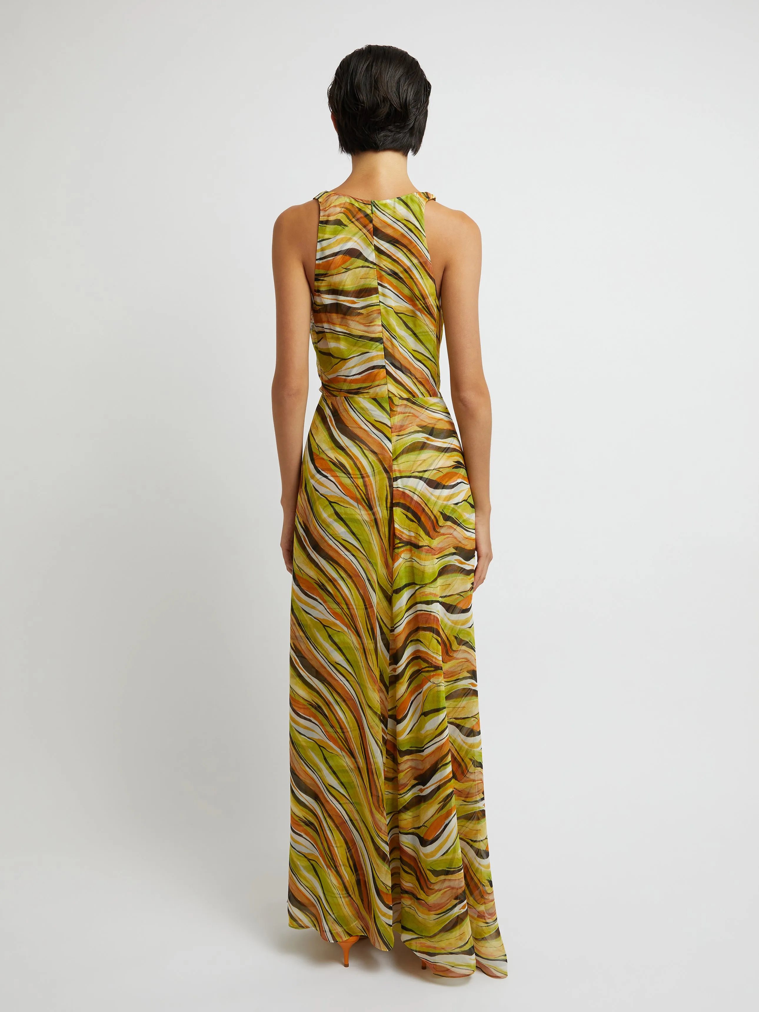 Folia Interlocked Silk Dress sold by Christopher Esber product image thumbnail 4