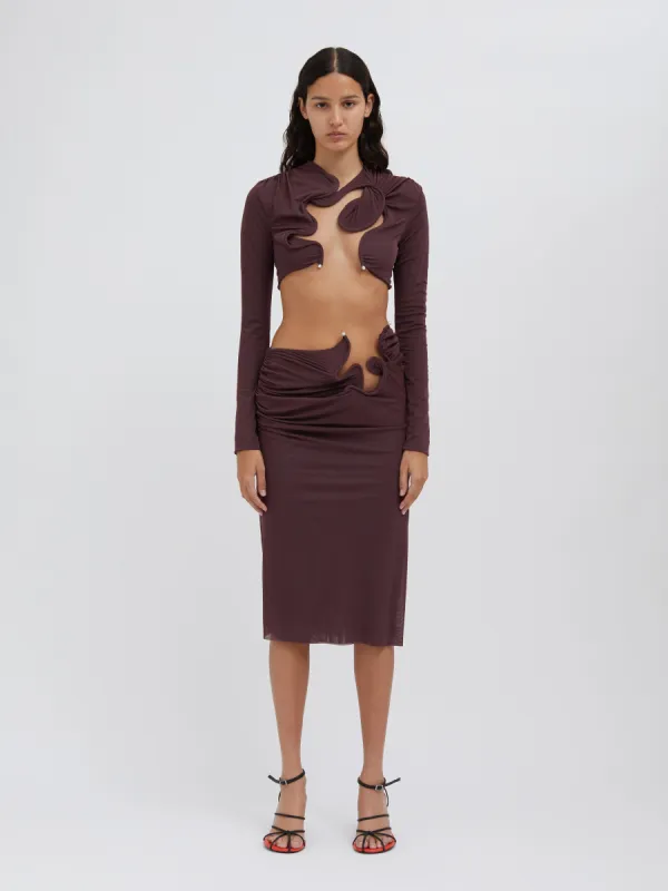 Venus Midi Skirt made by Christopher Esber