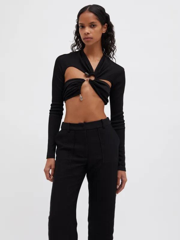 Stone Scythe Long Sleeve Top sold by Christopher Esber