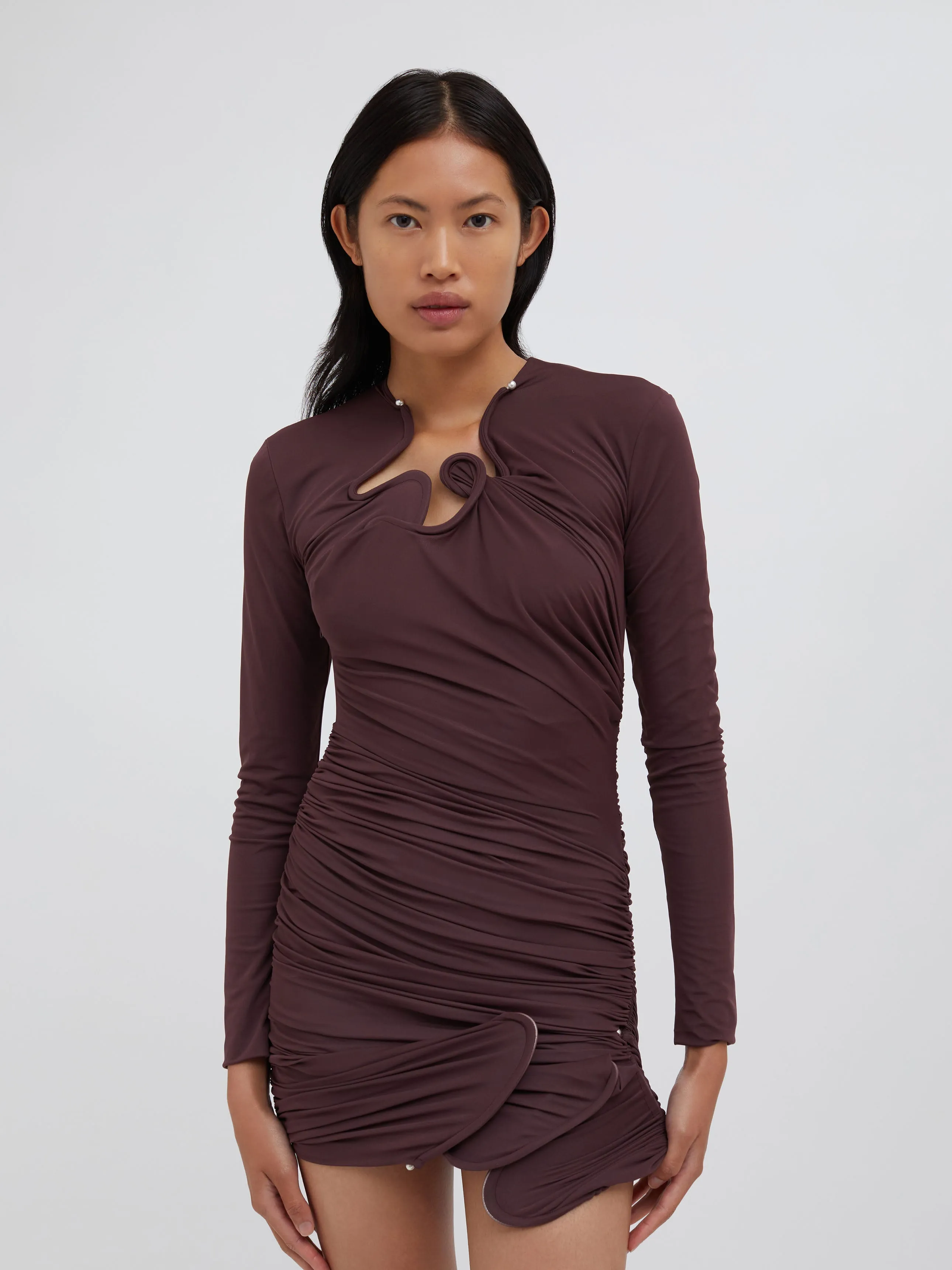 Venus Looped Long Sleeve Dress sold by Christopher Esber product image thumbnail 2