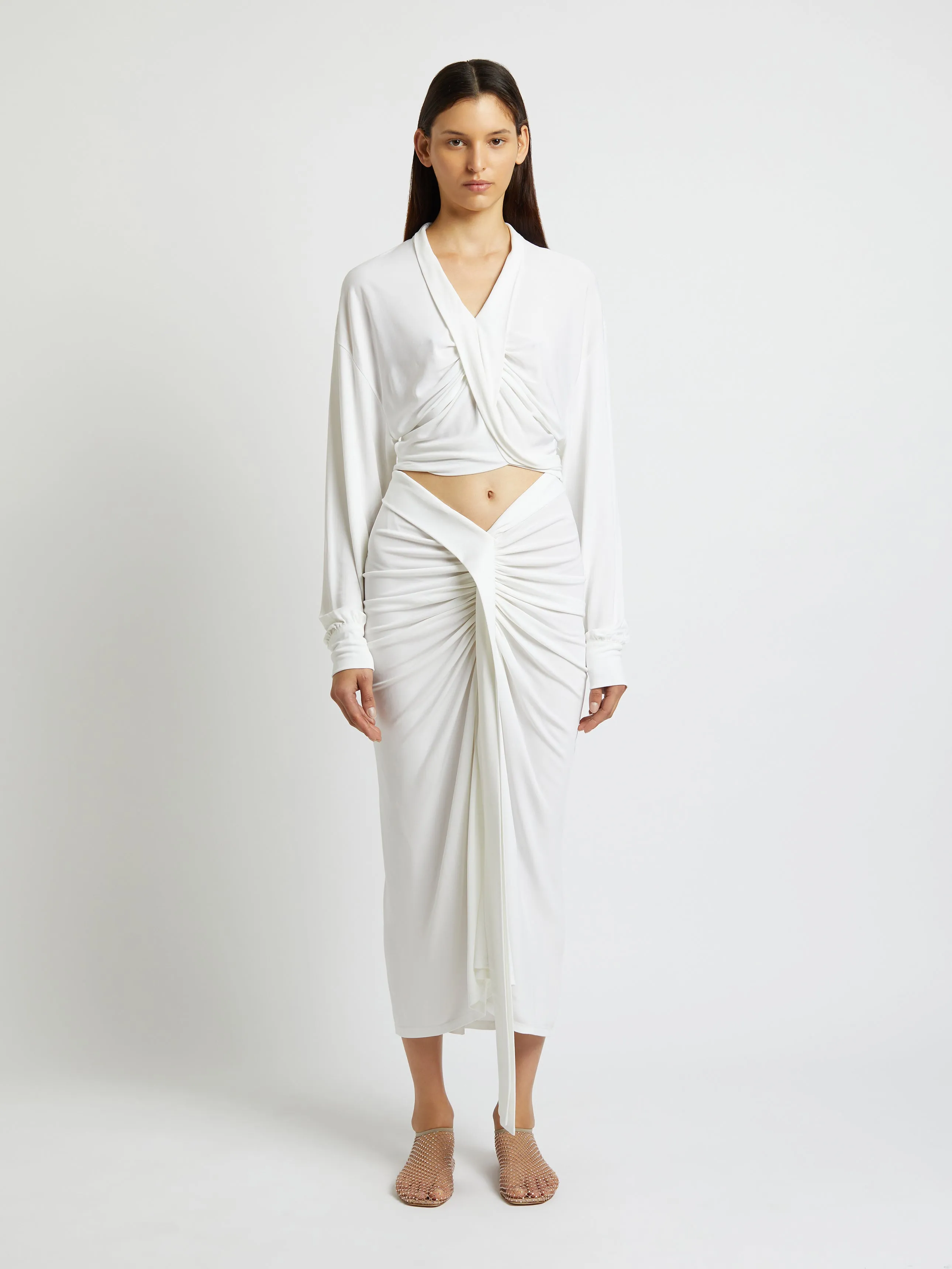 Carved Long Sleeve Top sold by Christopher Esber