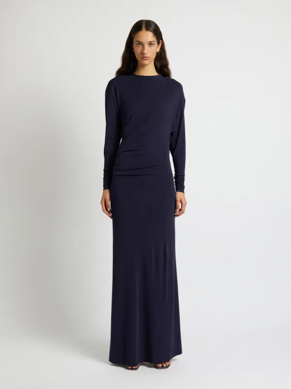 Side Cowl Long Sleeve Dress sold by Christopher Esber