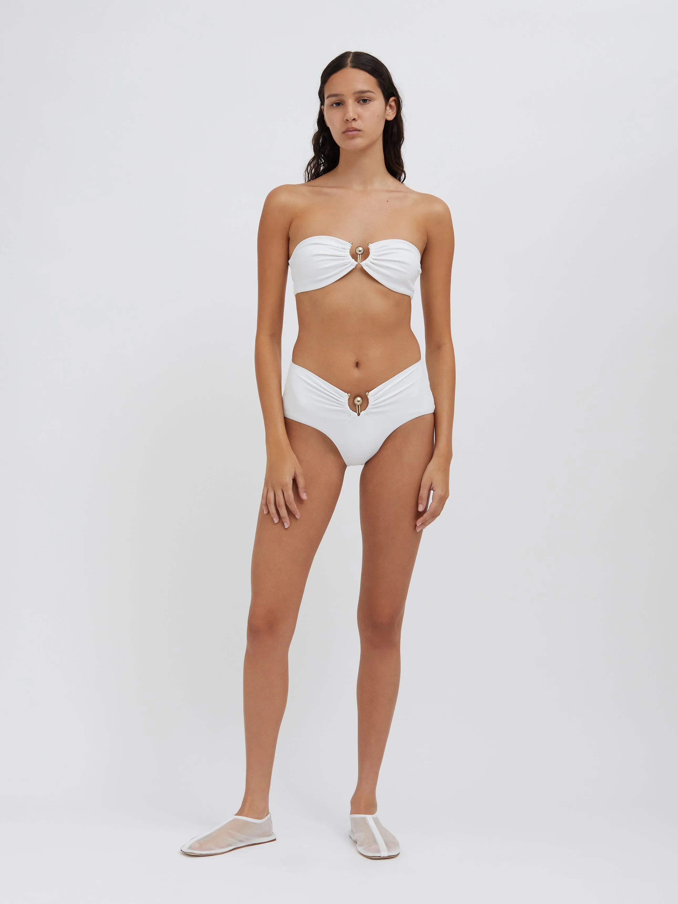 Orbit Ruched High Brief sold by Christopher Esber product image thumbnail 4