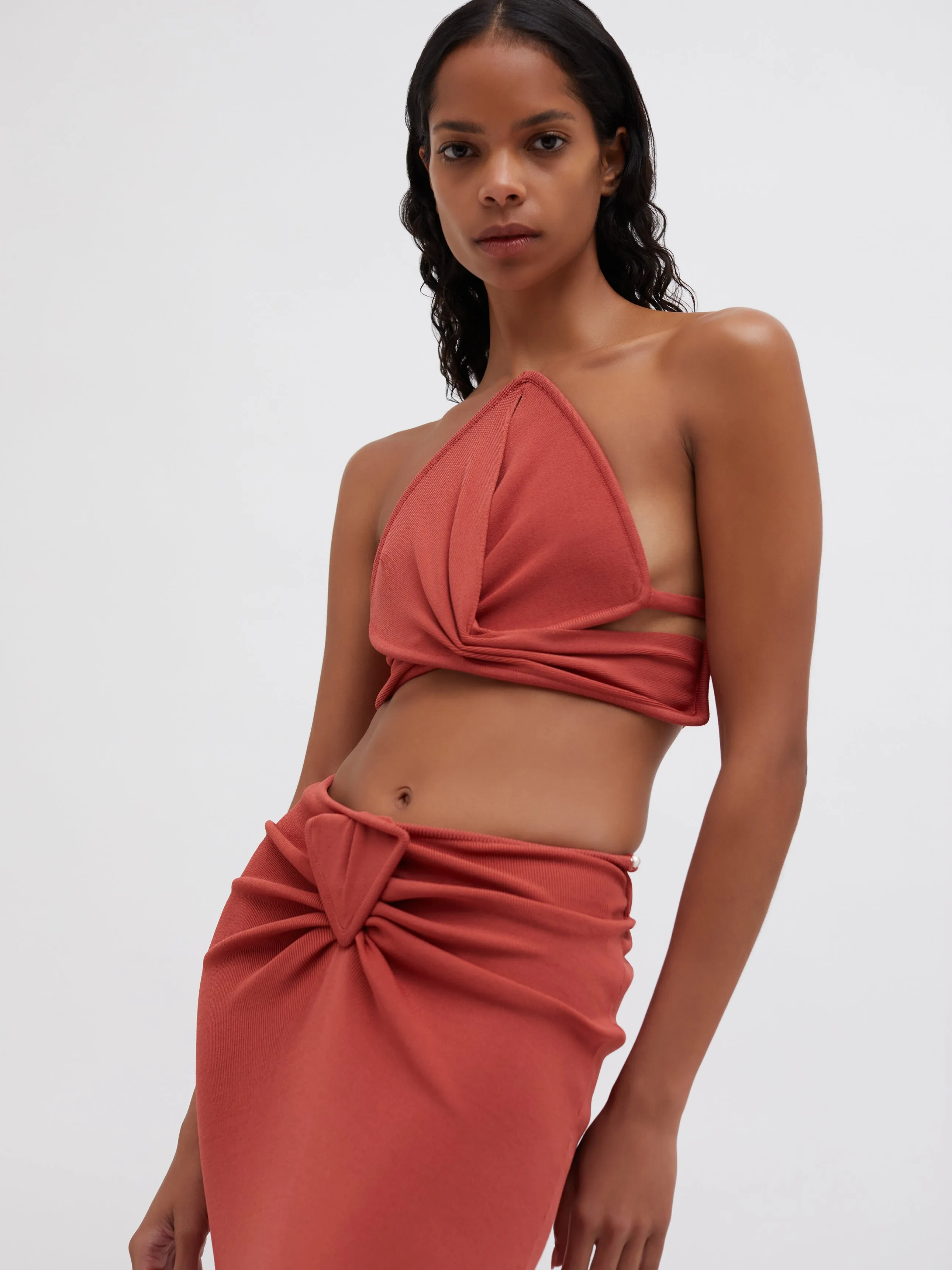 Ore Spear Twist Knit Skirt sold by Christopher Esber product image thumbnail 4