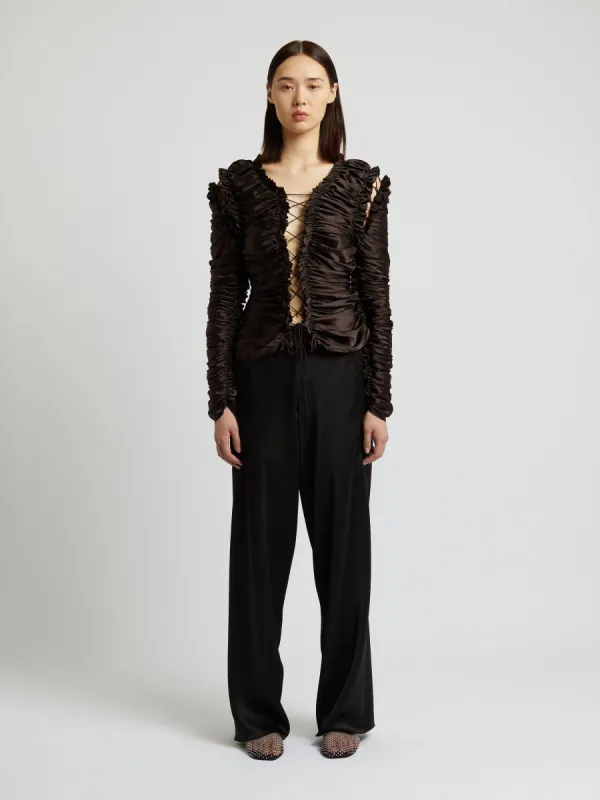 Sequence Silk Top sold by Christopher Esber