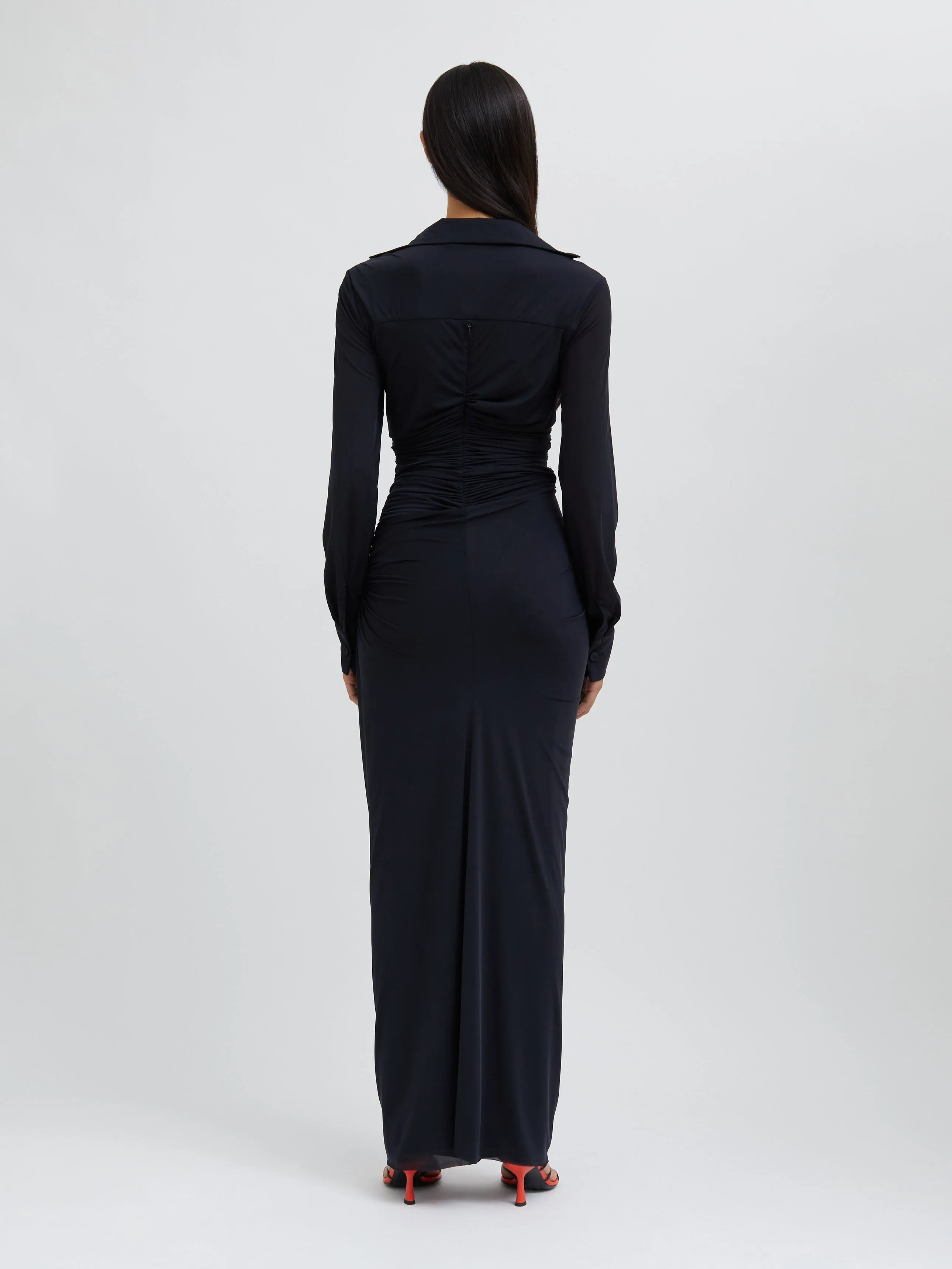 Venus Plunge Shirt Dress sold by Christopher Esber product image thumbnail 5