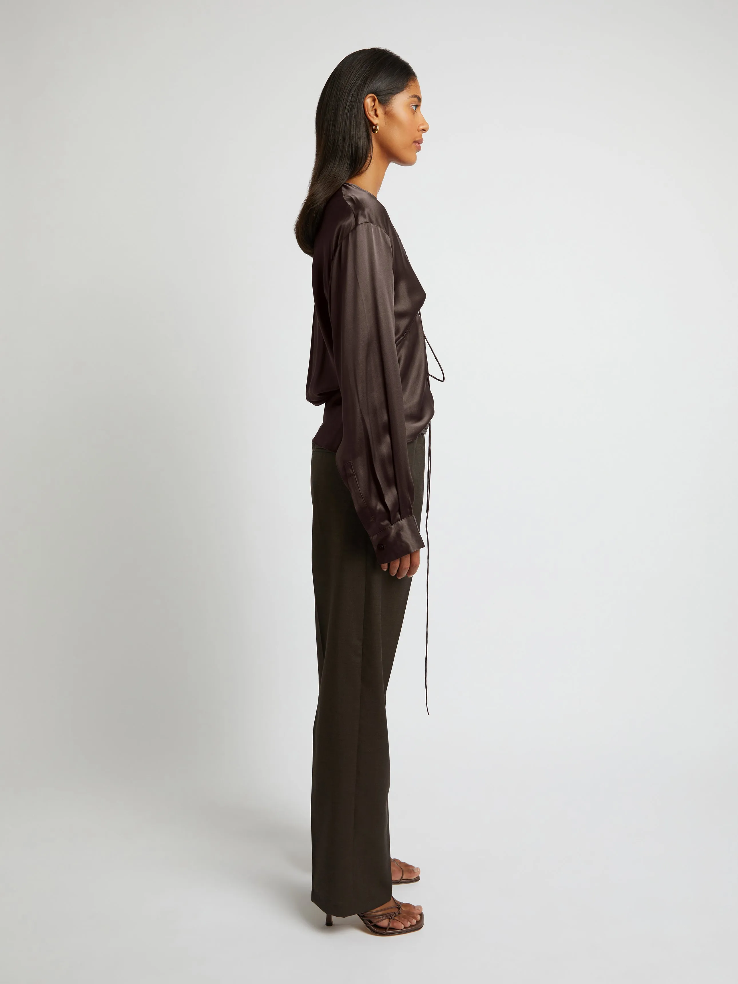 Triquetra Front Tie Shirt sold by Christopher Esber product image thumbnail 3