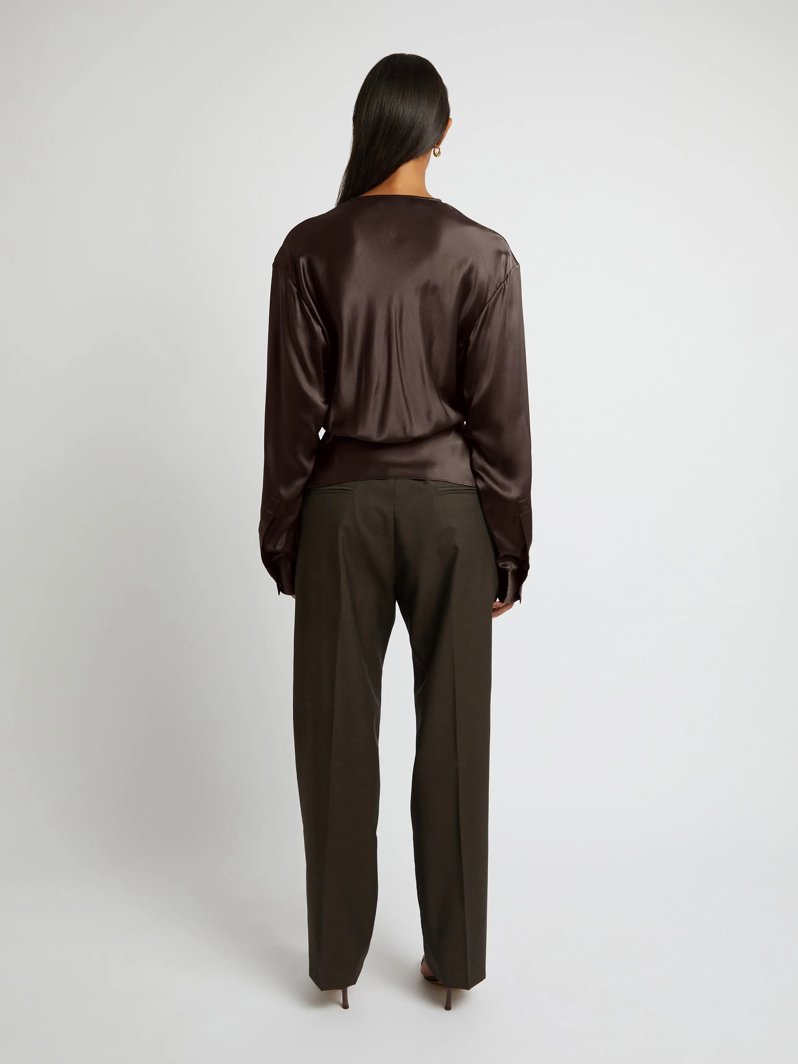 Triquetra Front Tie Shirt sold by Christopher Esber product image thumbnail 4