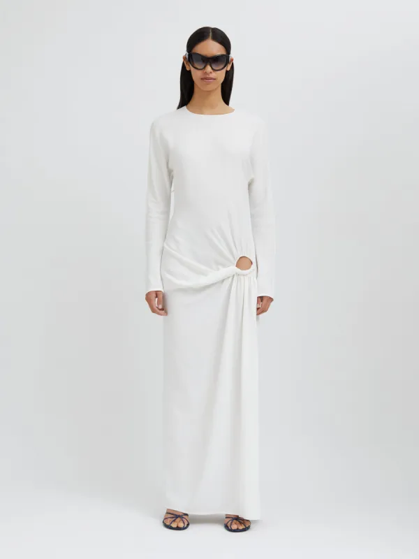 Ruched Twisted Long Sleeve Dress sold by Christopher Esber