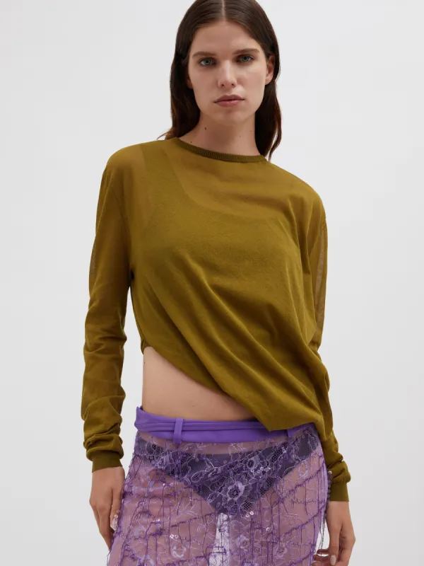 Slide Long Sleeve Top made by Christopher Esber