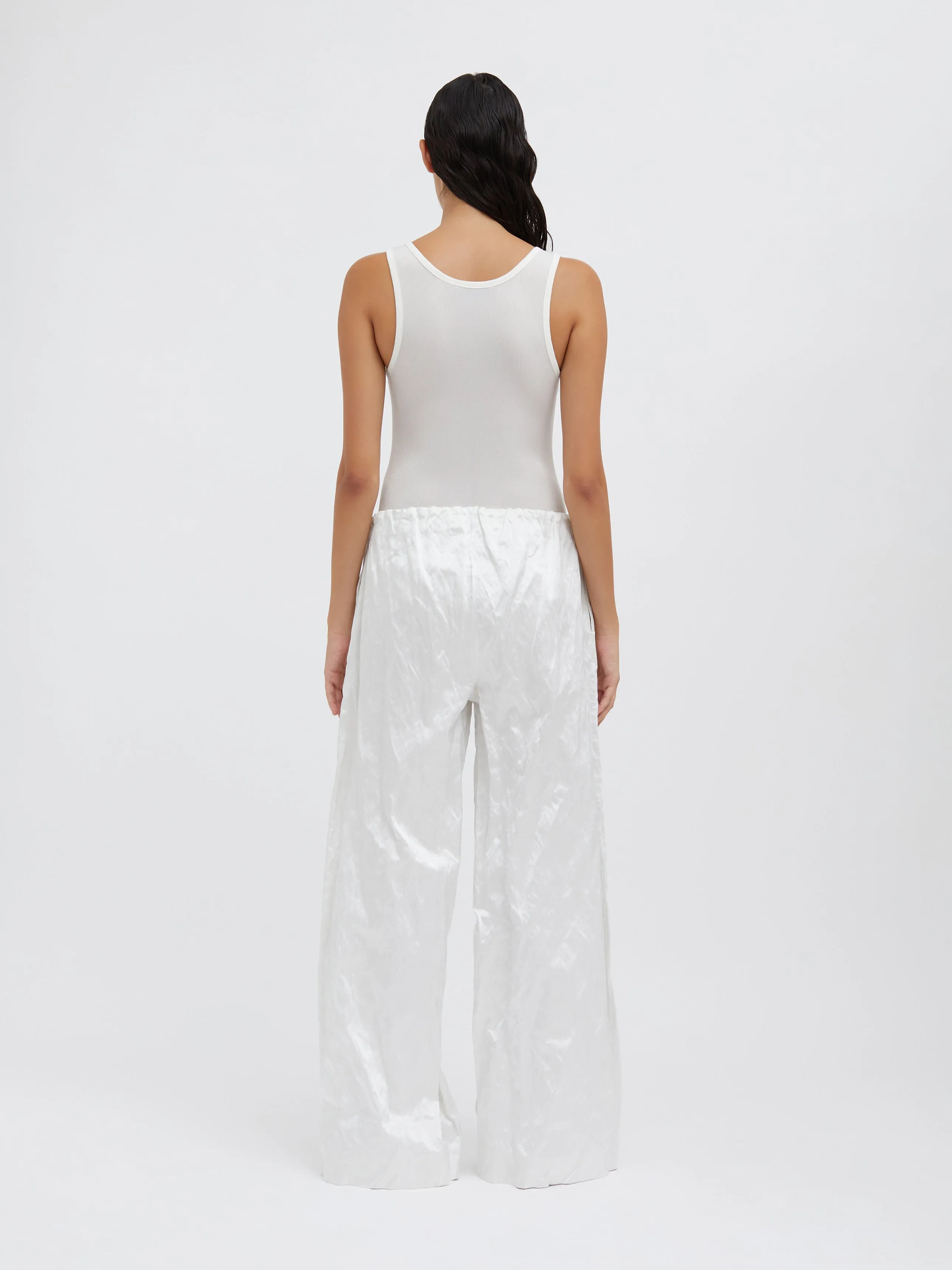 Satinned Silk Crush Trouser sold by Christopher Esber product image thumbnail 4
