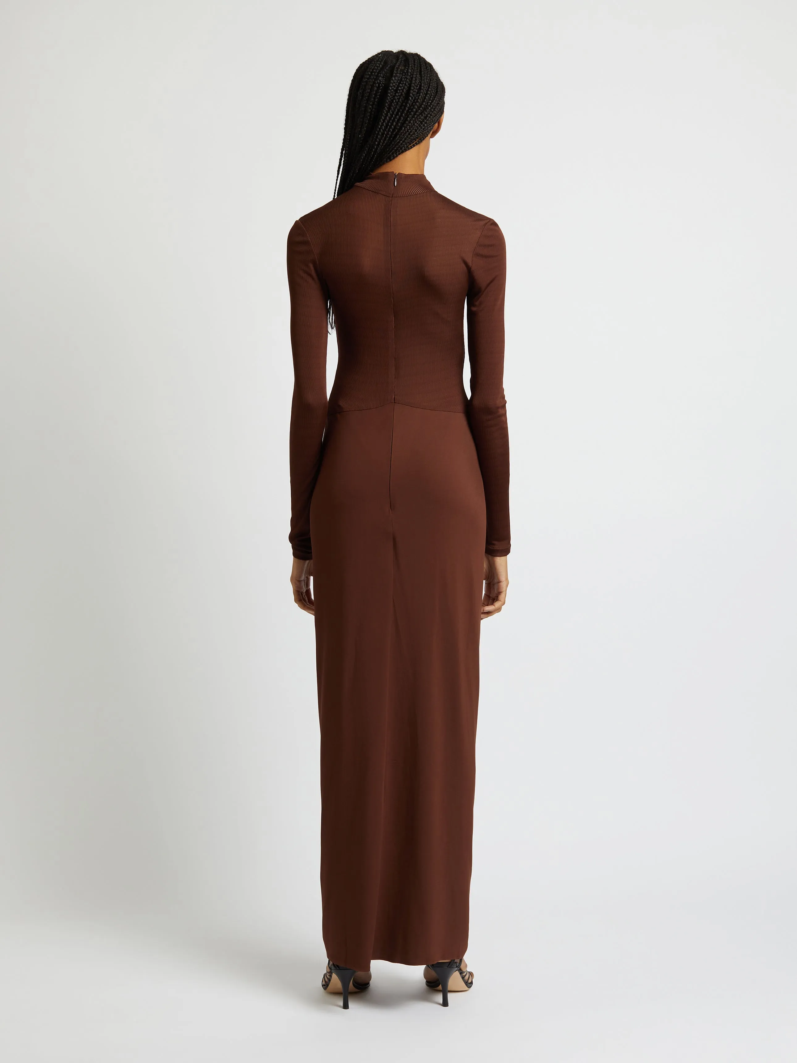 Fusion Long Sleeve Gathered Dress sold by Christopher Esber product image thumbnail 4