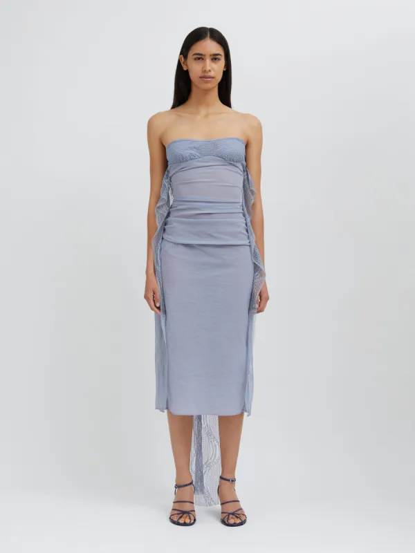 Vellum Floating Lace Dress sold by Christopher Esber